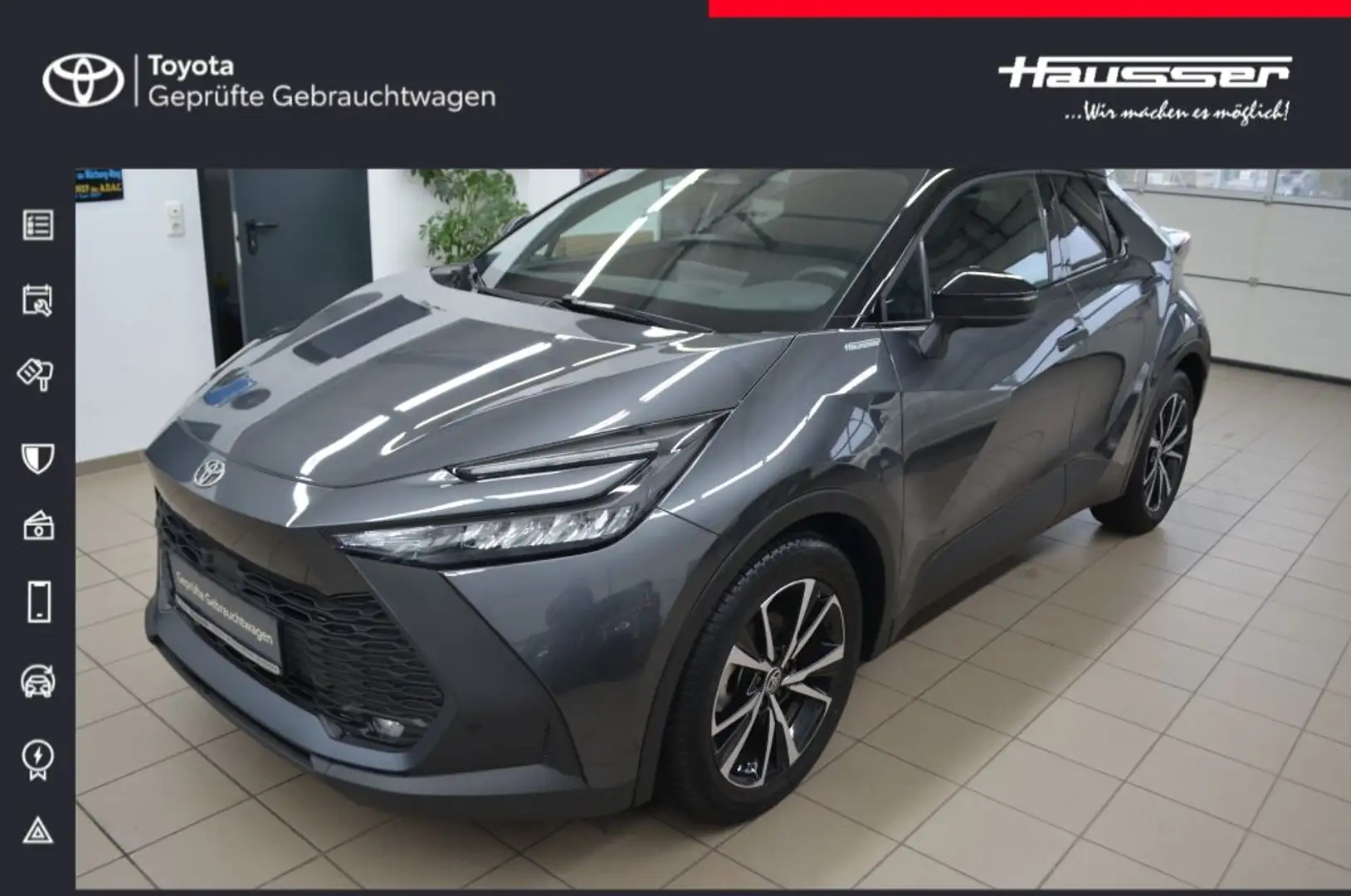 Toyota C-HR 1.8 Hybrid Teamplayer*NAVI*PDC*SHZG* Grau - 1