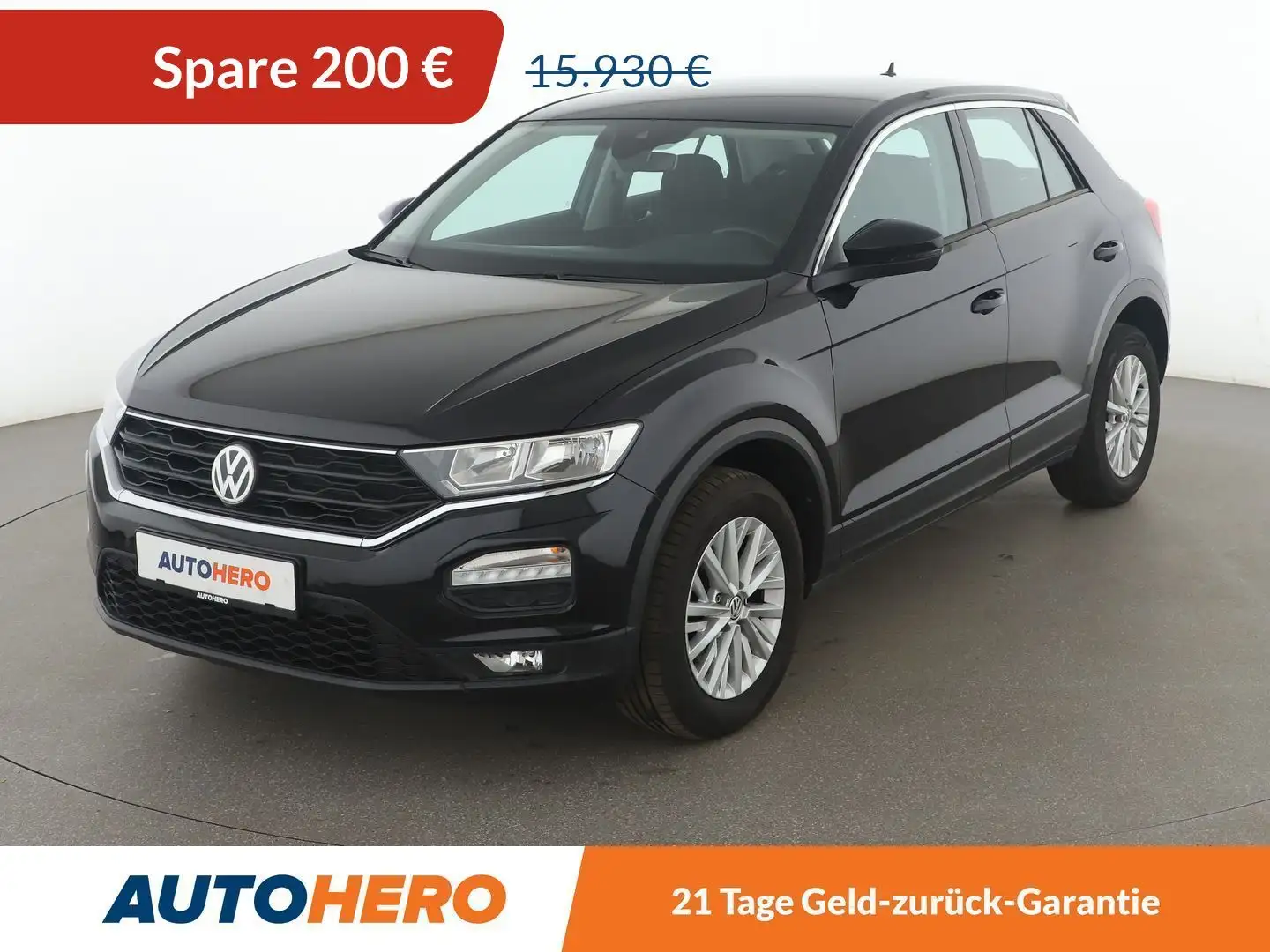 Volkswagen T-Roc 1.0 TSI*PDC*SHZ*KLIMA*GARANTIE* Schwarz - 1