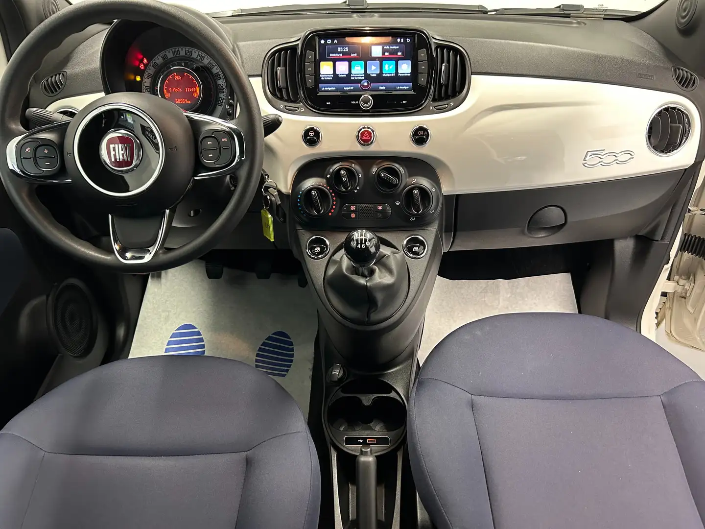 Fiat 500 1.0i Hybride, PRET A IMMATRICULER, GARANTIE 1AN Wit - 2