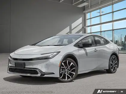 Gray 2027 Toyota Prius Plug-In Hybrid Hatchback Front-Wheel Drive Automatic