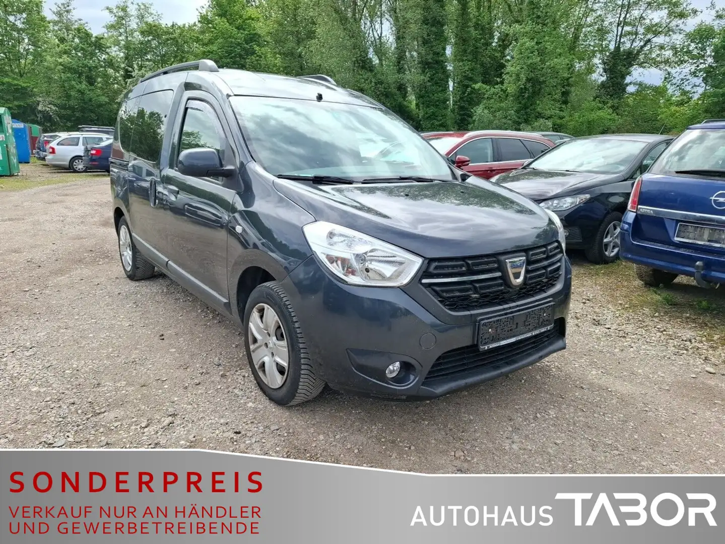 Dacia Dokker 1.6 SCe LPG 100 Comfort Klima AHK GRA Šedá - 2