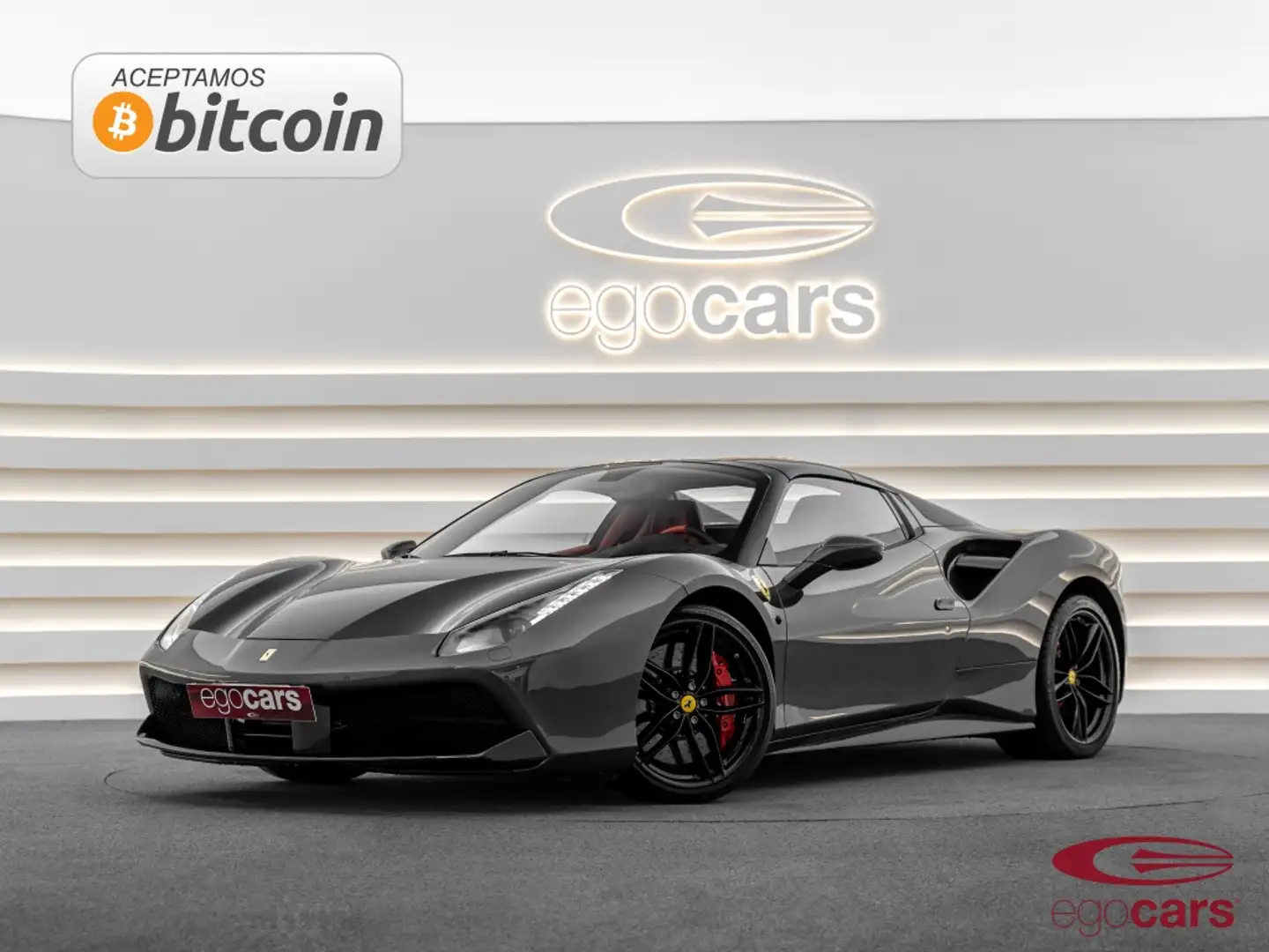 Ferrari 488 Spider Grijs - 2