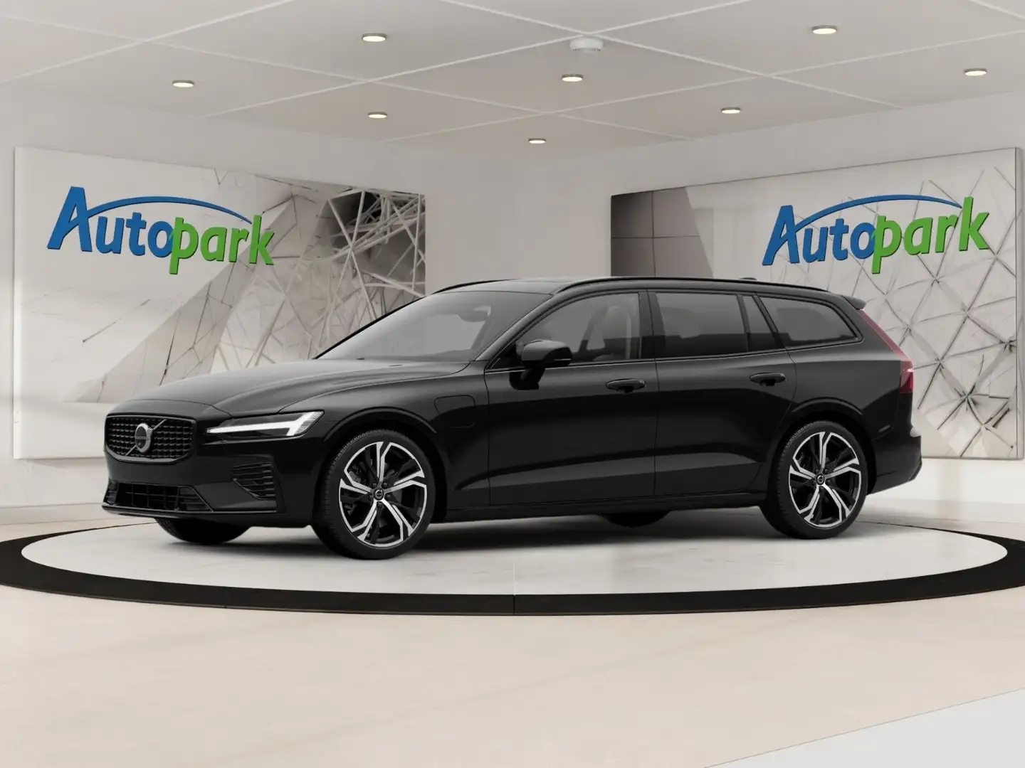 Volvo V60 Ultra, T6 eAWD Plug-in Hybrid, Elektrisch/Benzin, Schwarz - 1