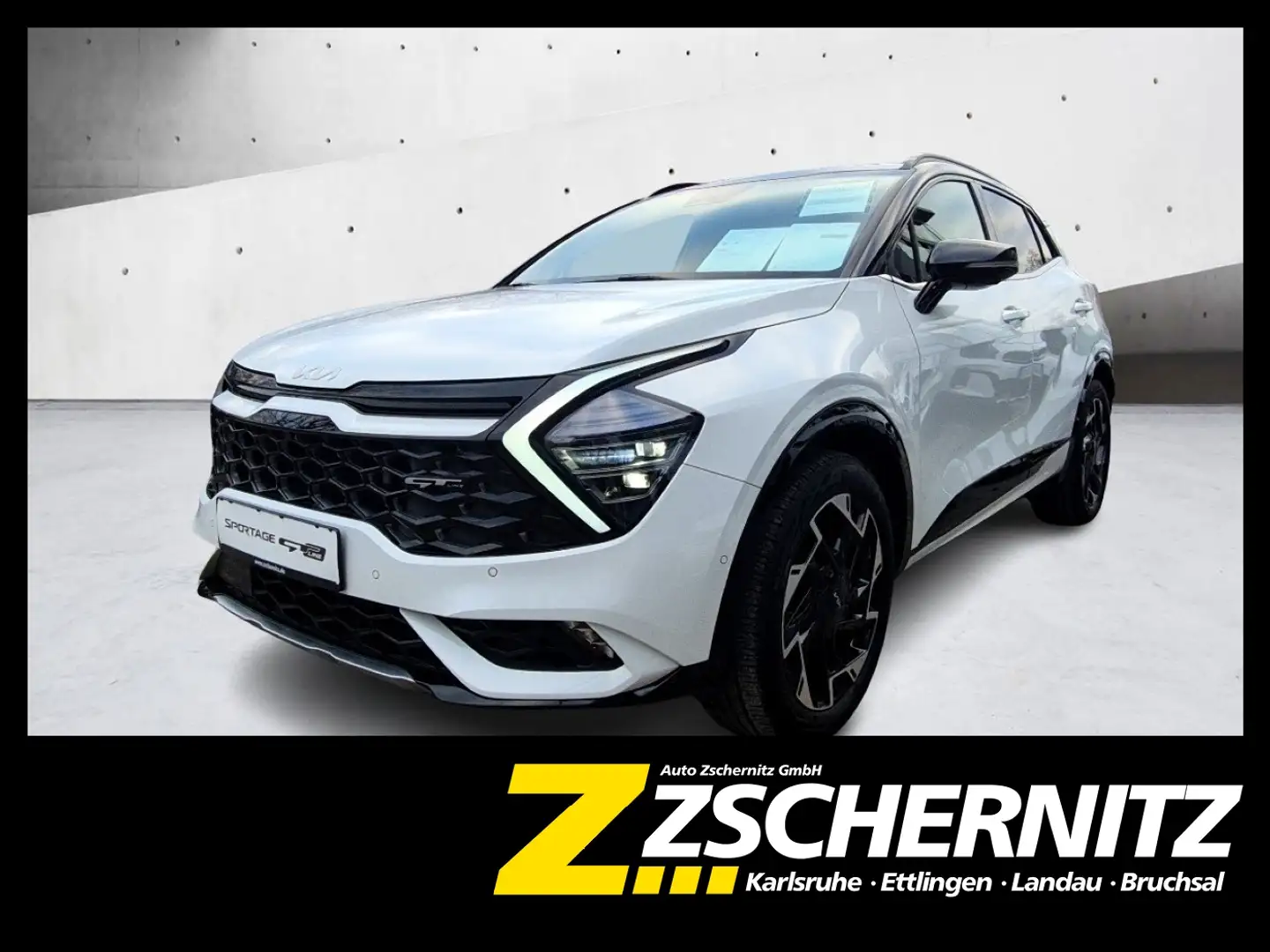 Kia Sportage PHEV 1.6 T-GDI AWD GT-Line ACC+LED+360 Weiß - 1