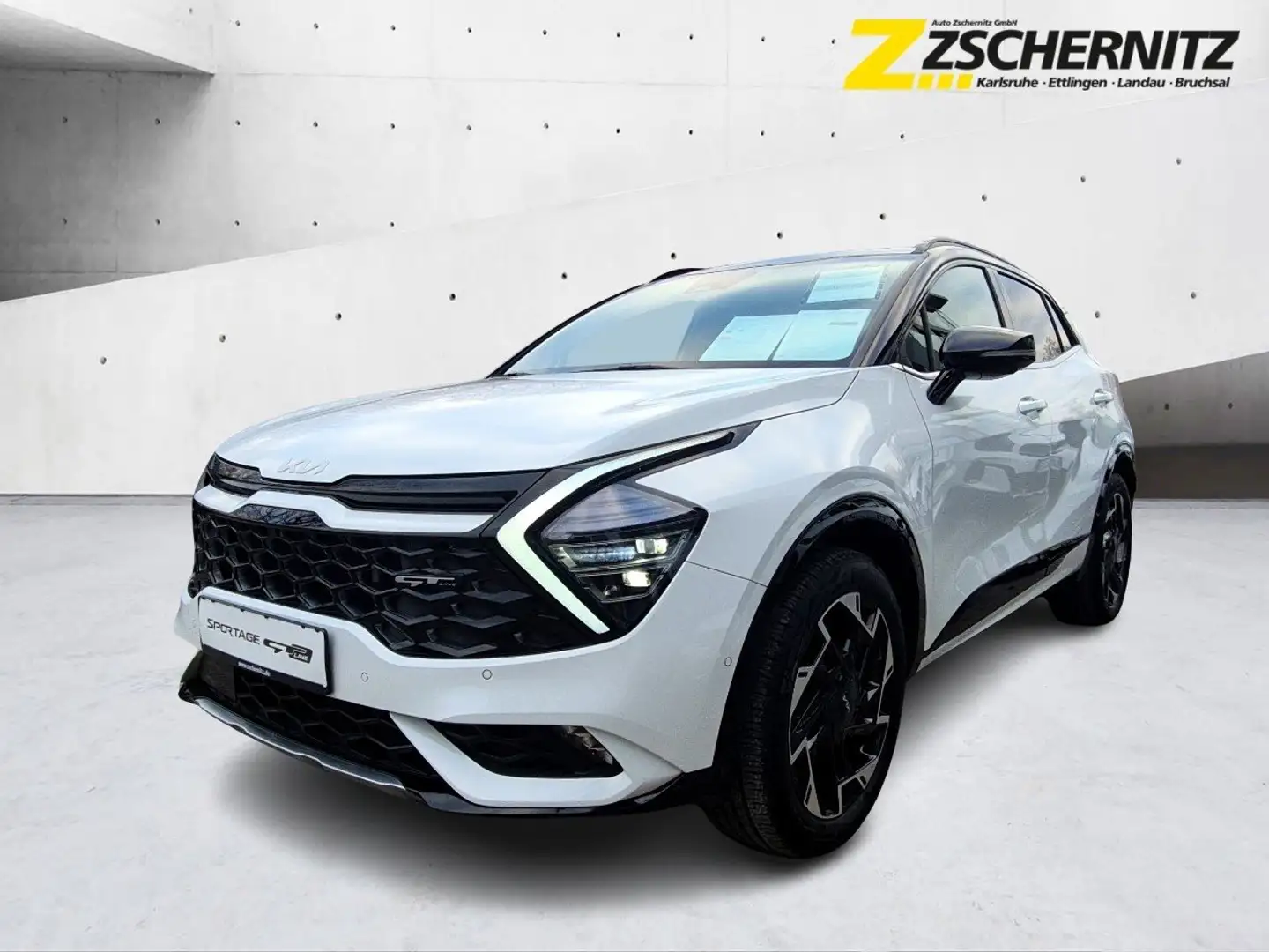 Kia Sportage PHEV 1.6 T-GDI AWD GT-Line ACC+LED+360 Weiß - 2
