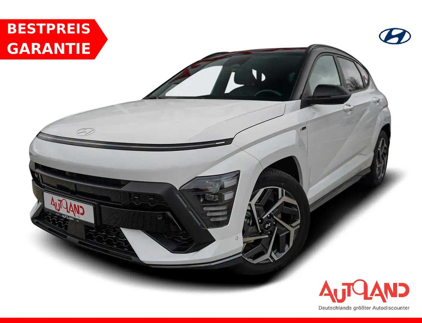 Hyundai KONA N-Line 1.0T-GDI LED Navi Kamera Weiß - 1