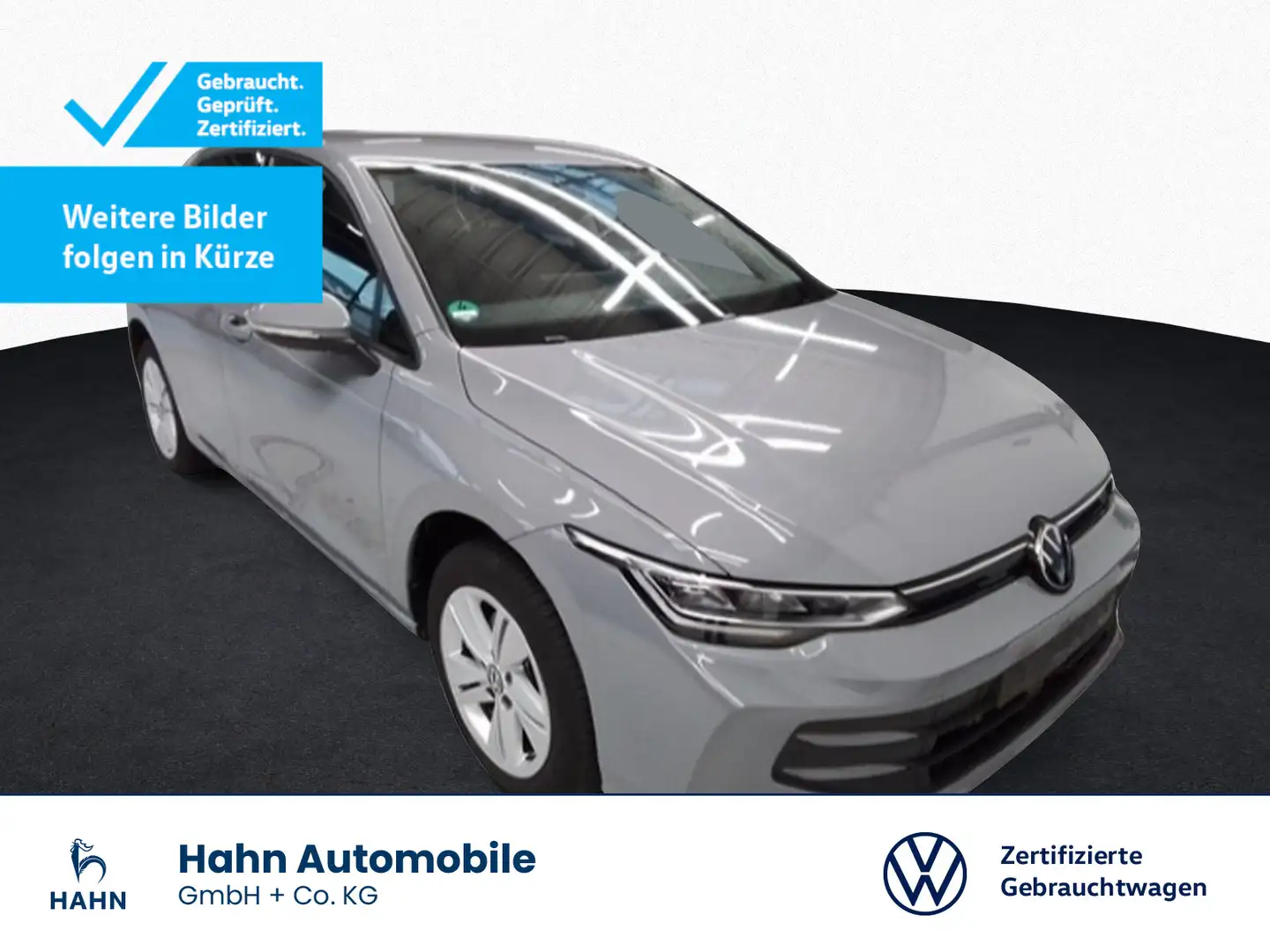 Volkswagen Golf VIII 1.5eTSI Life LED Standh APP ACC Sitzh Grau - 1