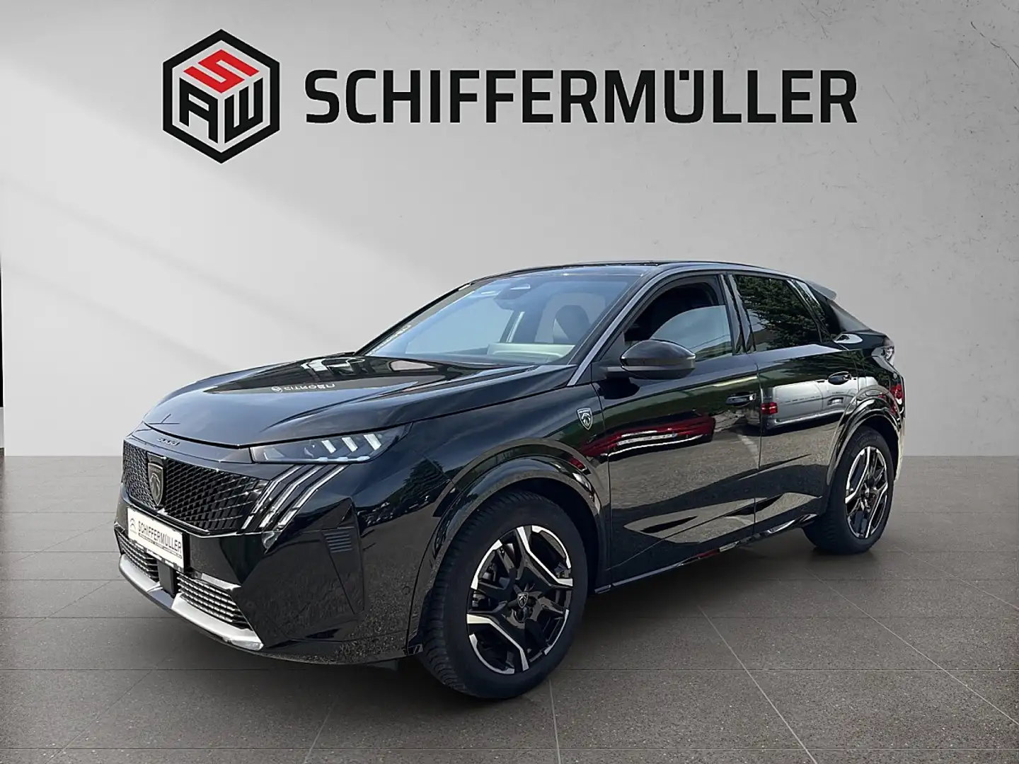 Peugeot 3008 Elektro 210 73kWh GT VOLLAUSSTATTUNG!!! Mit Sit... Schwarz - 1