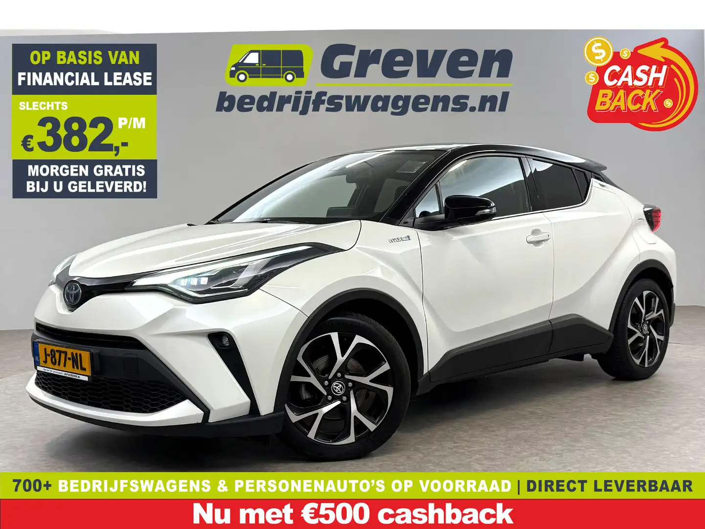 Toyota C-HR 2.0 Hybrid 217PK Business Plus | Camera | Trekhaak Wit - 1