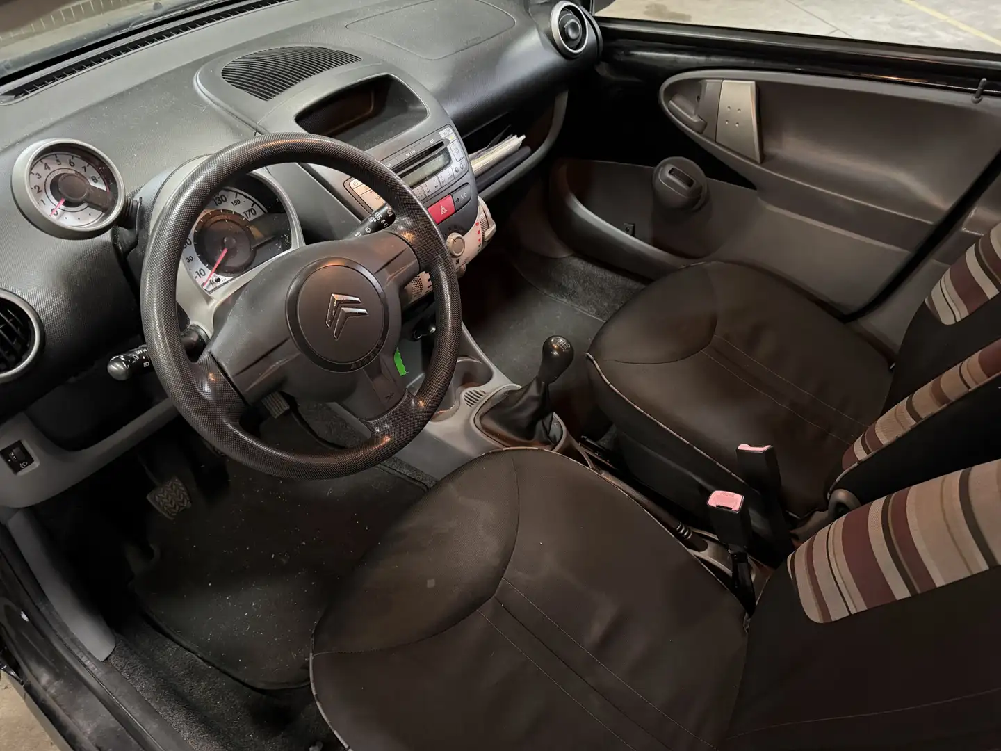 Citroen C1 1.0-12V Ambiance Airco 62-HVT-7 Zwart - 2