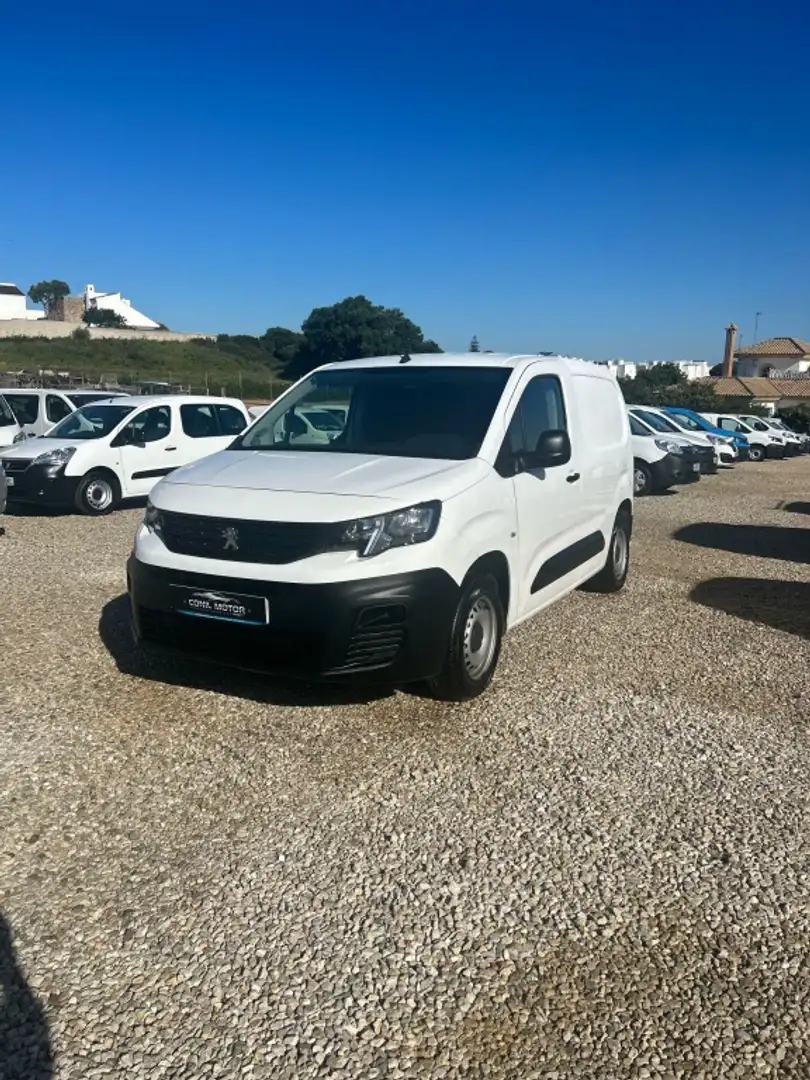 Peugeot Partner 1.6BlueHDI Premium Standard 1000kg 75 Blanc - 2