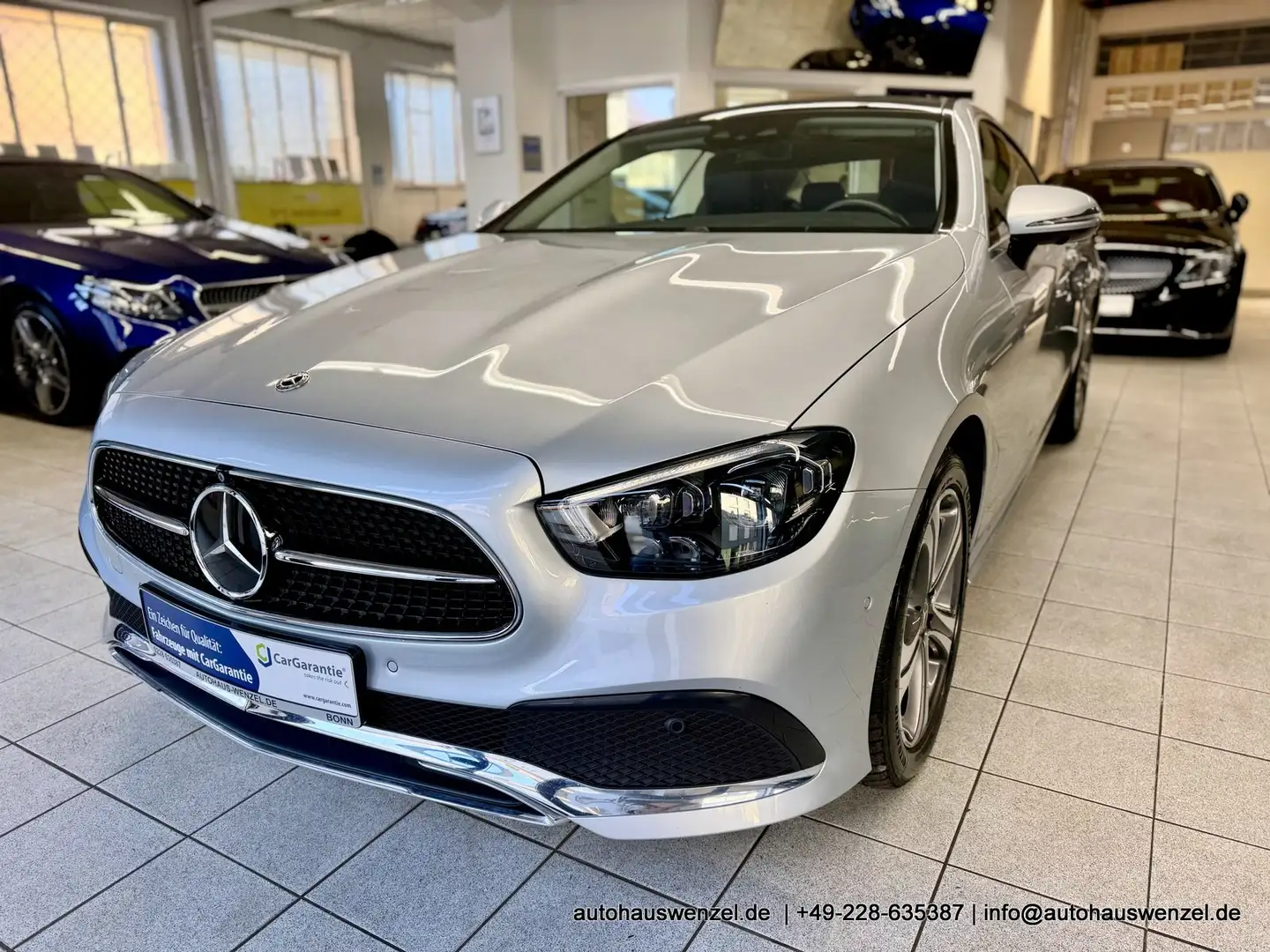 Mercedes-Benz E 400 d 4Matic Coupé LEDER PANO STANDHZG SITZKLIMA Gris - 2