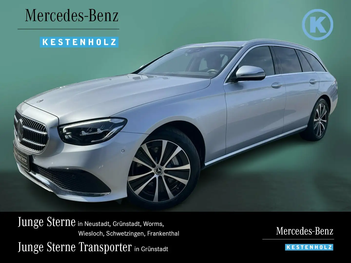 Mercedes-Benz E 300 E 300 de T DISTRONIC+MEMO+SITZKLIMA+MASSAGE+AHK Argento - 1