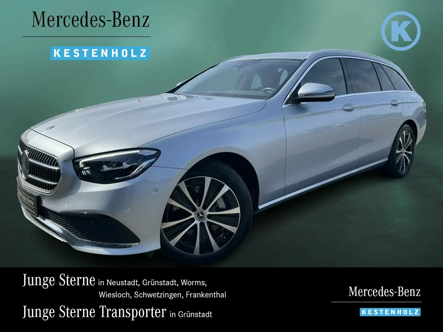 Mercedes-Benz E 300 E 300 de T DISTRONIC+MEMO+SITZKLIMA+MASSAGE+AHK Argent - 1