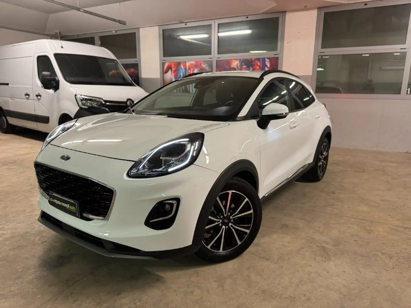 Ford Puma 1.0 EcoBoost 125 CV S&S Titanium Blanc - 1