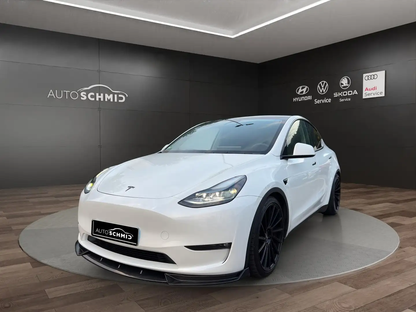 Tesla Model Y Long Range AWD NAVI ACC PANO 21" Bianco - 1