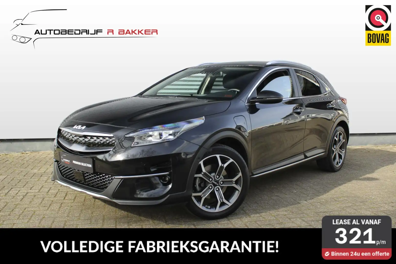 Kia XCeed 1.6 GDi PHEV Platinum Edition // Garantie 01-2029 Zwart - 1