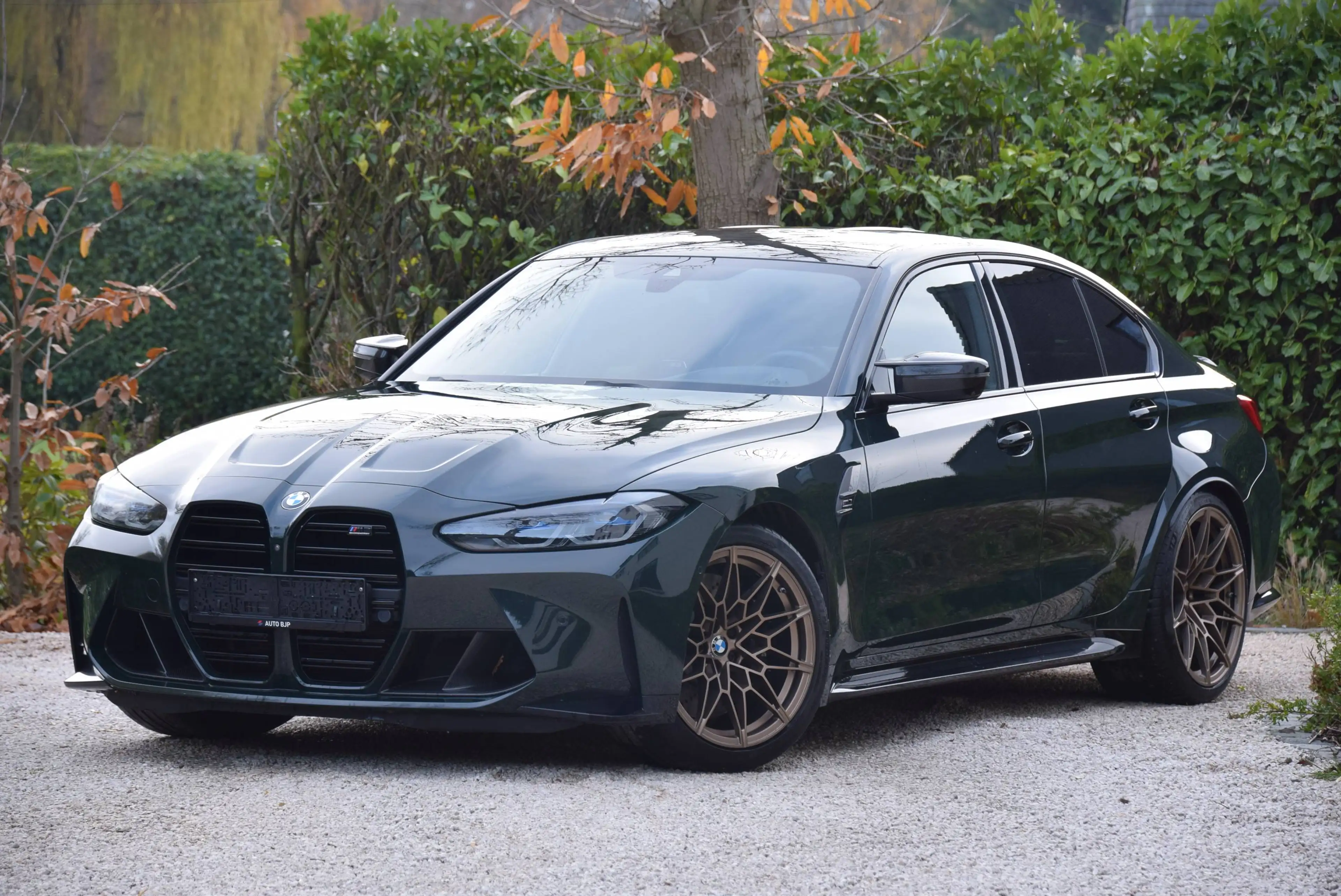 BMW M3 Compet. M xDrive British Racing Green Carbon — photo 2