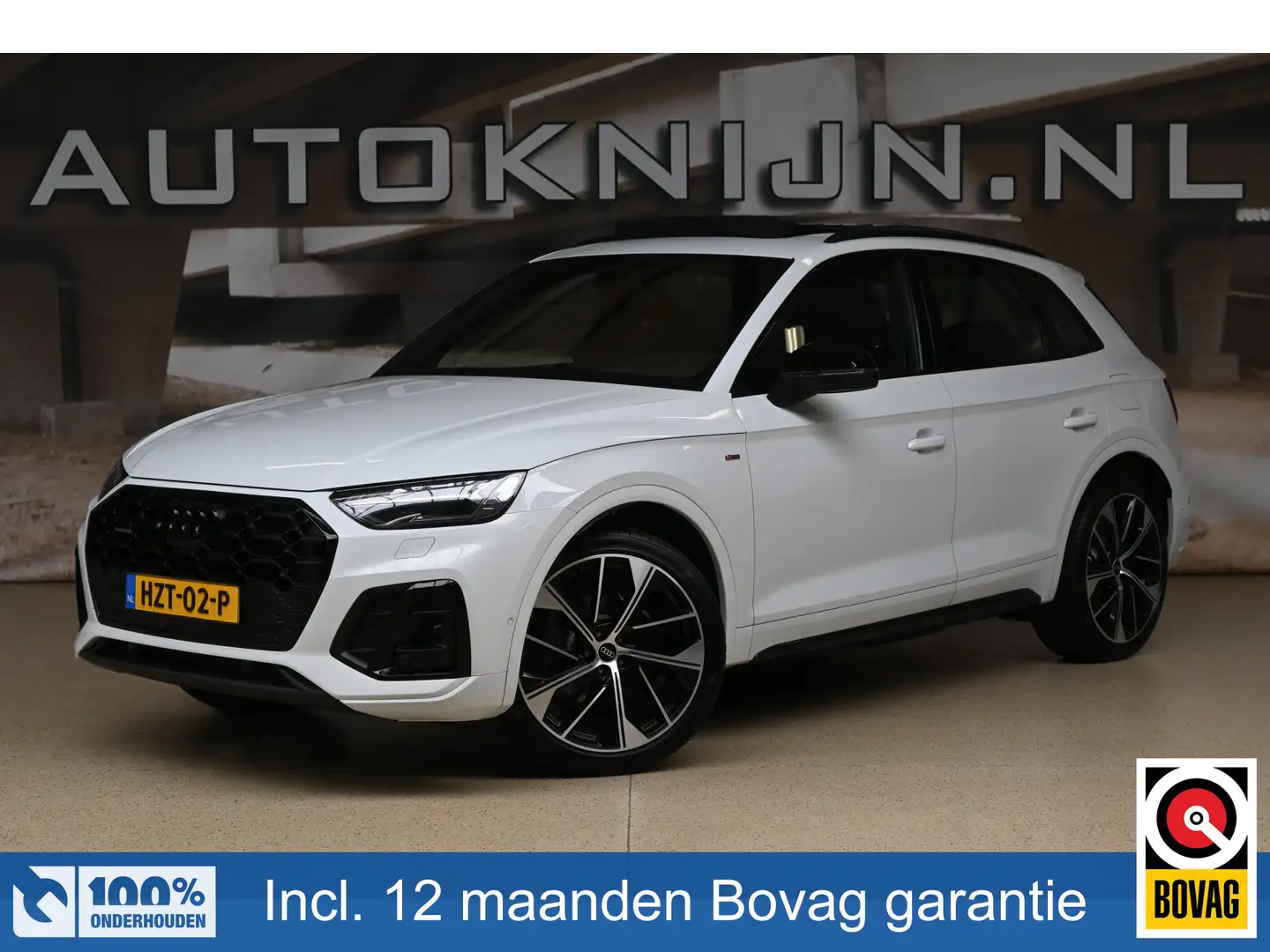 Audi Q5 55 TFSIe 367pk quattro Competition | Luchtvering | Wit - 1
