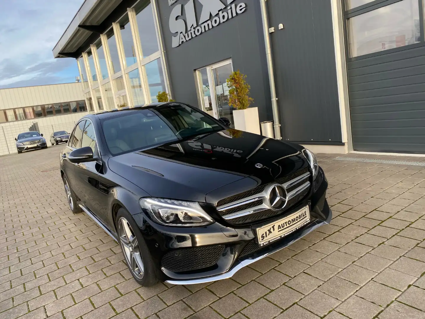 Mercedes-Benz C 200 AMG LINE 9G,SD,NAVI,LEDER,LED Negro - 1