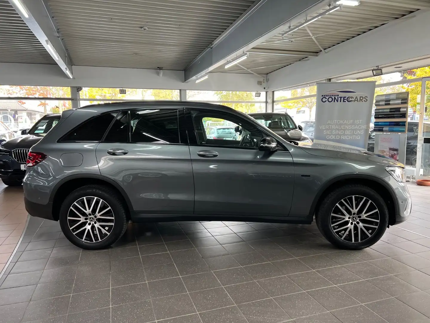 Mercedes-Benz GLC 300 de 4M Night AHK+AMB+2x High End+BURMEST Grijs - 1