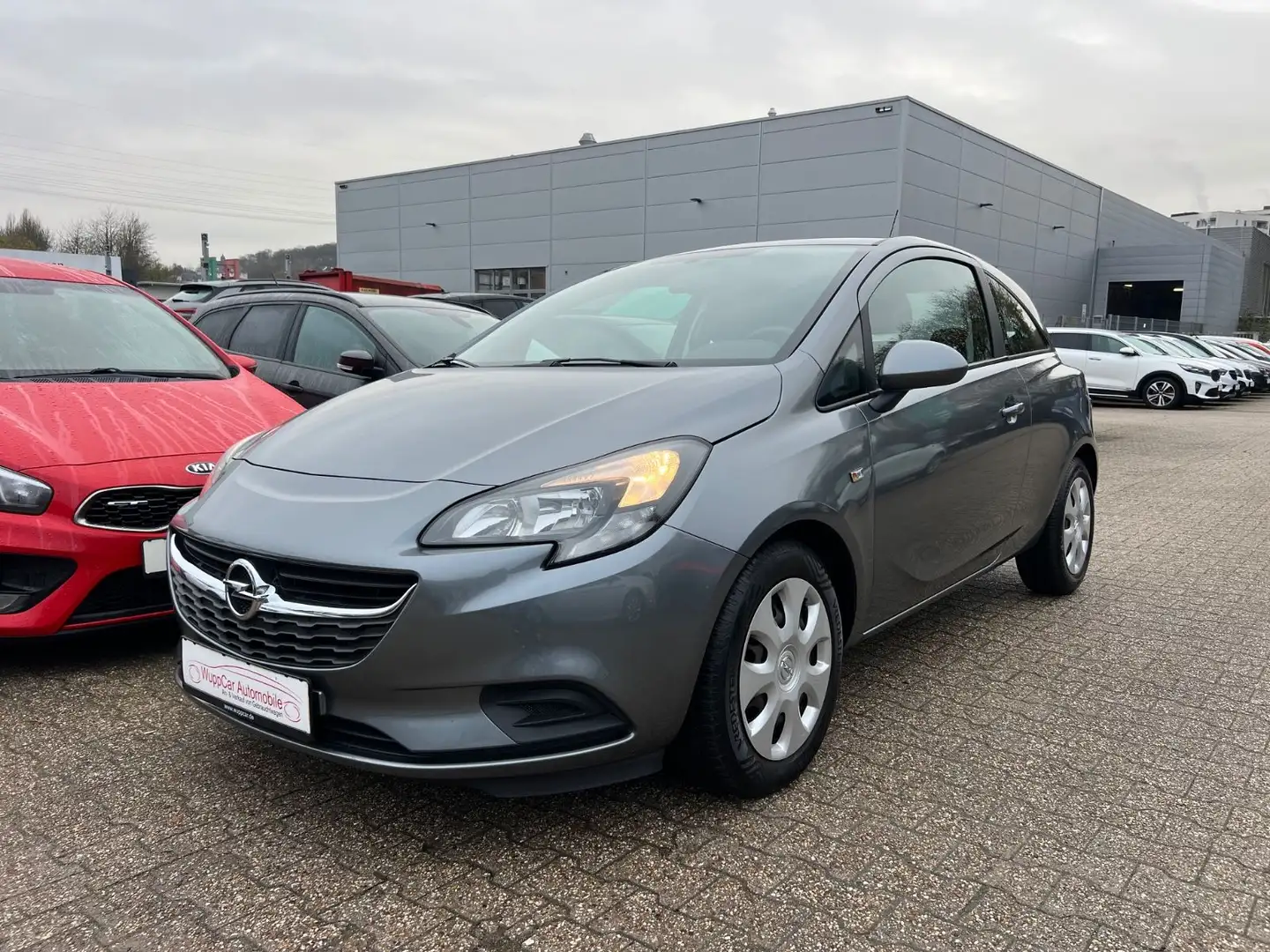 Opel Corsa E Edition KLIMA*TEMP*EFH*MFL*SHZ*PDC* Gris - 1