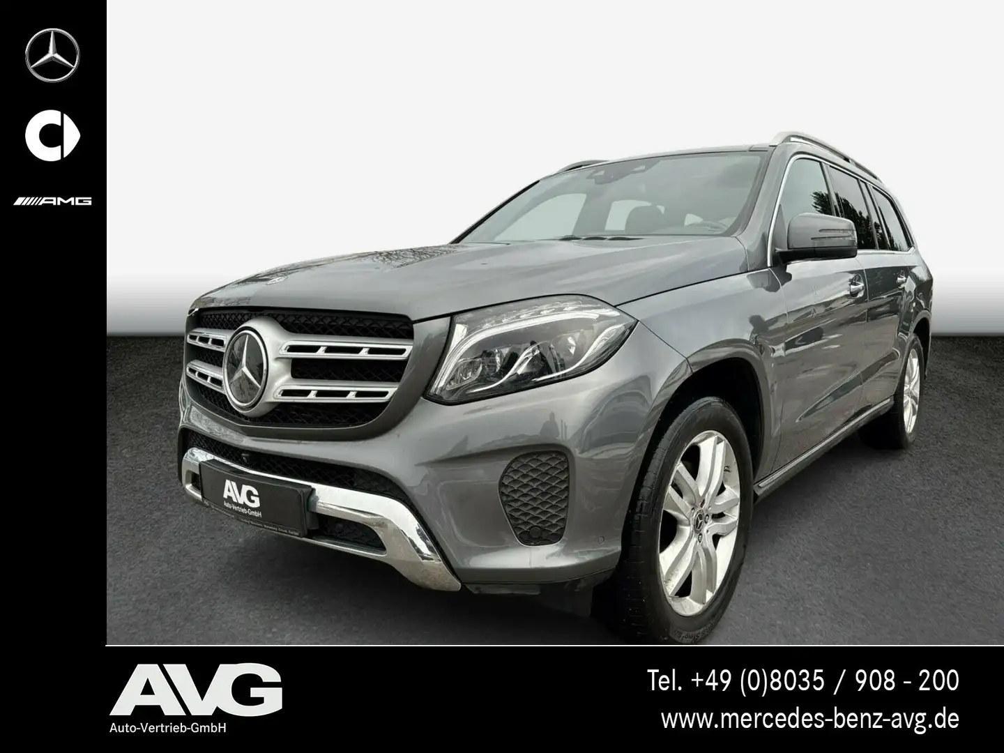 Mercedes-Benz GLS 350 GLS 350 d 4M AHK Pano Dist Int.Ligh Sound-Harman Grau - 1