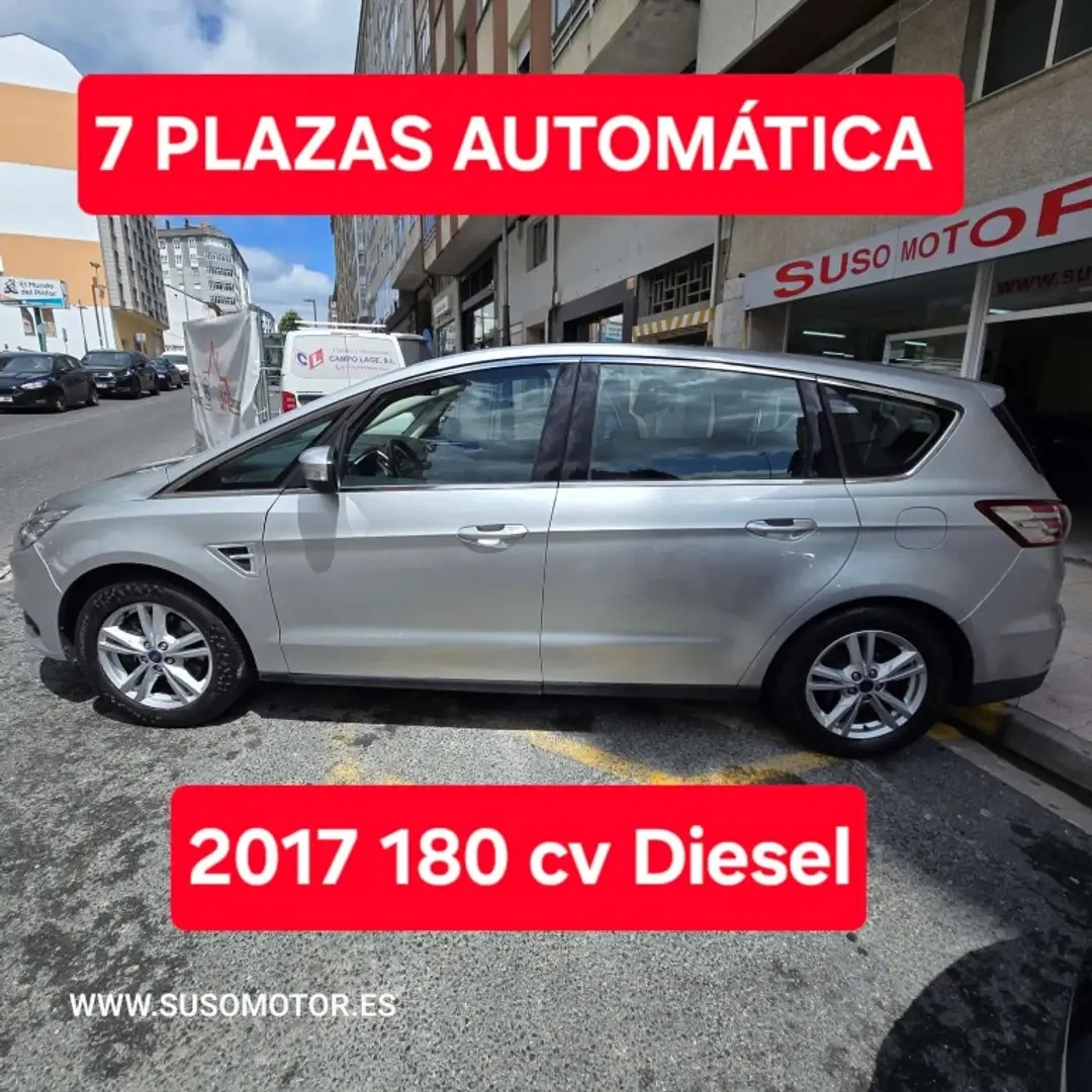 Ford S-Max 2.0TDCi Titanium AWD Powershift 180 Gris - 1