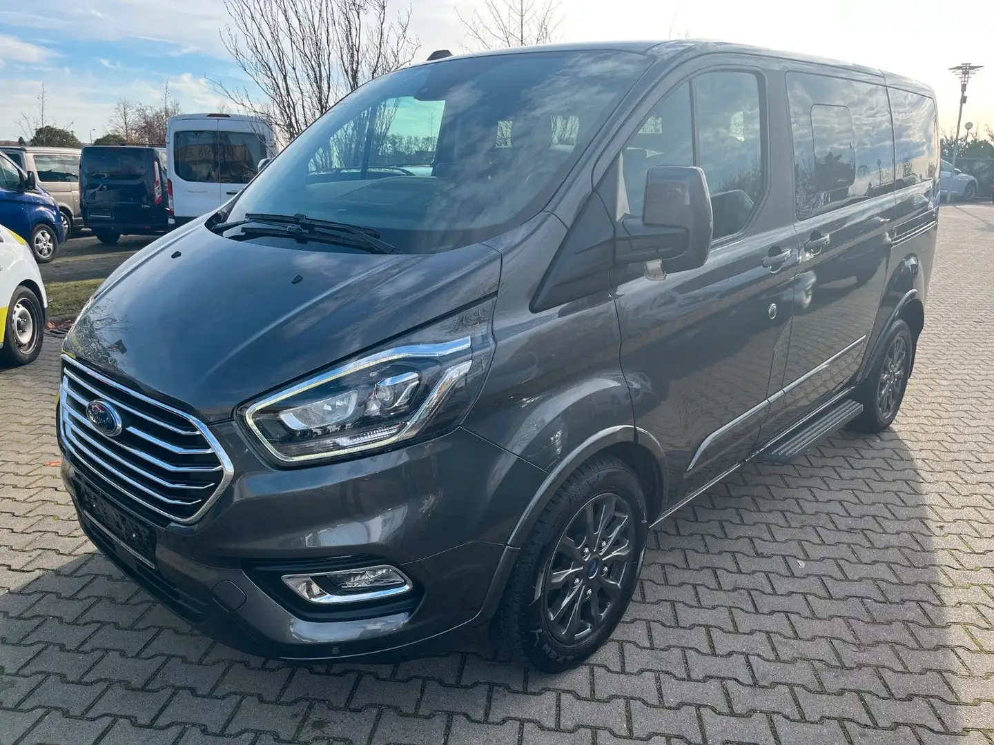 Ford Tourneo Custom Leder Titanium X L1 Schiebtür 2x Grau - 1