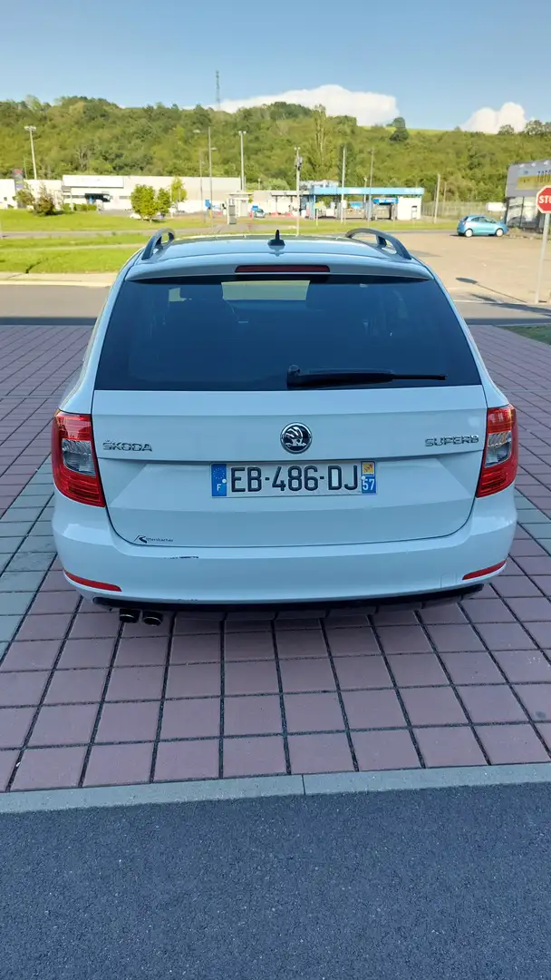 Skoda Superb Superb Combi 2.0 TDI 170 GreenTec Elegance DSG Blanc - 2