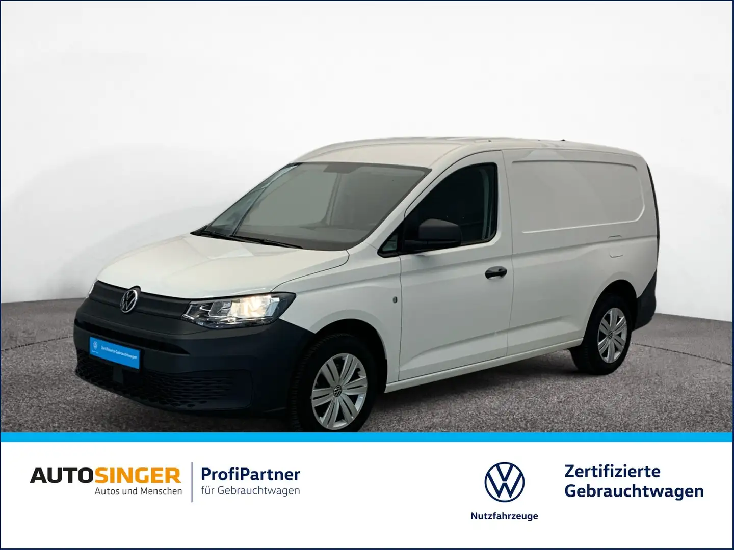 Volkswagen Caddy Maxi Cargo 2,0 TDI *NAV*AHK*KLIMA*SHZ*DAB* Weiß - 1