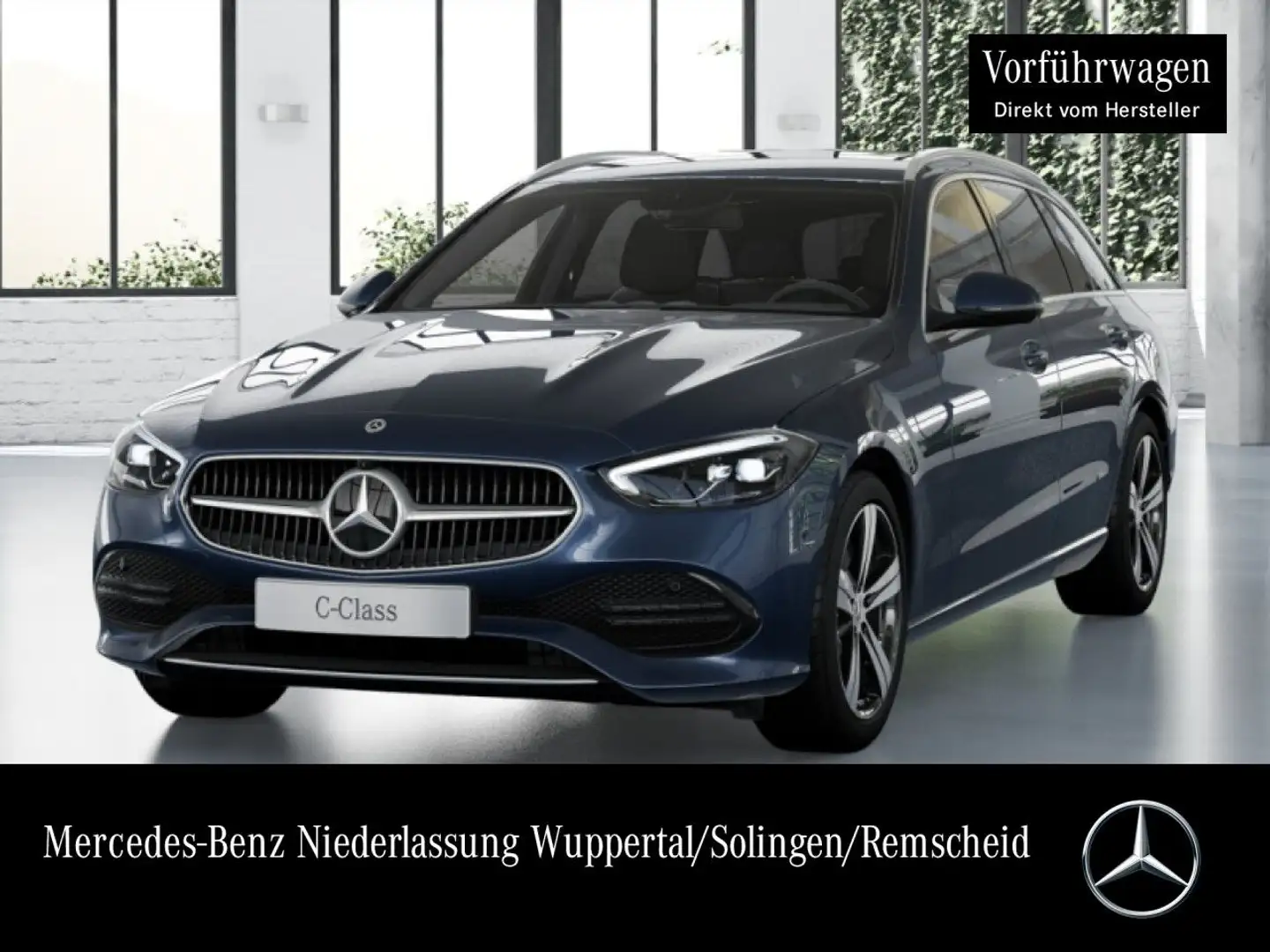 Mercedes-Benz C 180 T AVANTG+360+AHK+LED+TOTW+KEYLESS+9G Blu/Azzurro - 1