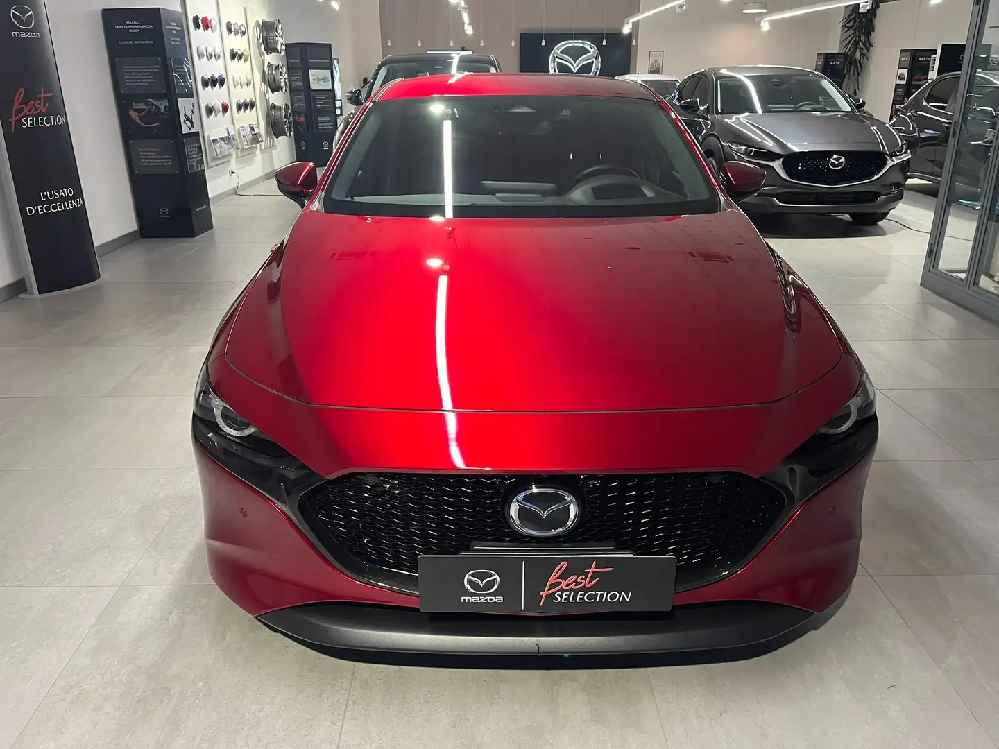 Mazda 3 3 5p 2.0 m-hybrid Exclusive Line Driver Assist. Rood - 2