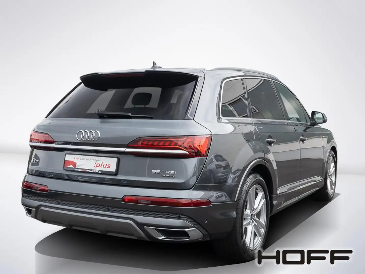 Audi Q7 55 TFSI quattro S line Kamera AHK PANO SH B&O Spor Gris - 2