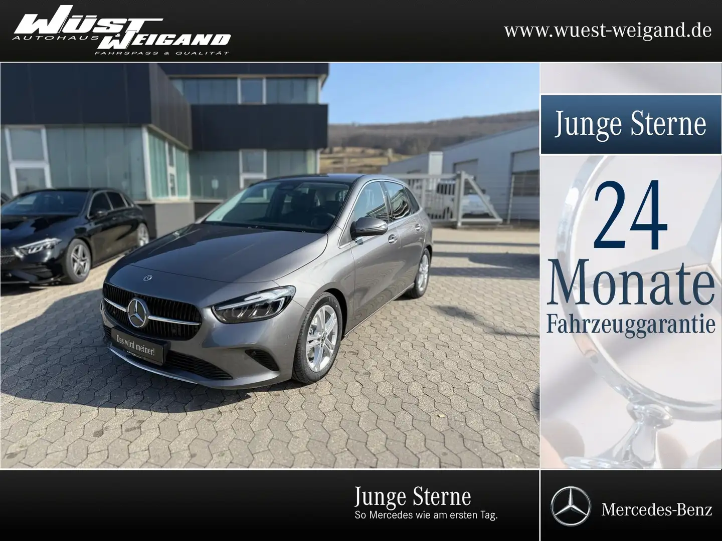 Mercedes-Benz B 180 Progressive AHK/Distr./Totw/Kamera/eleHeck Gris - 1