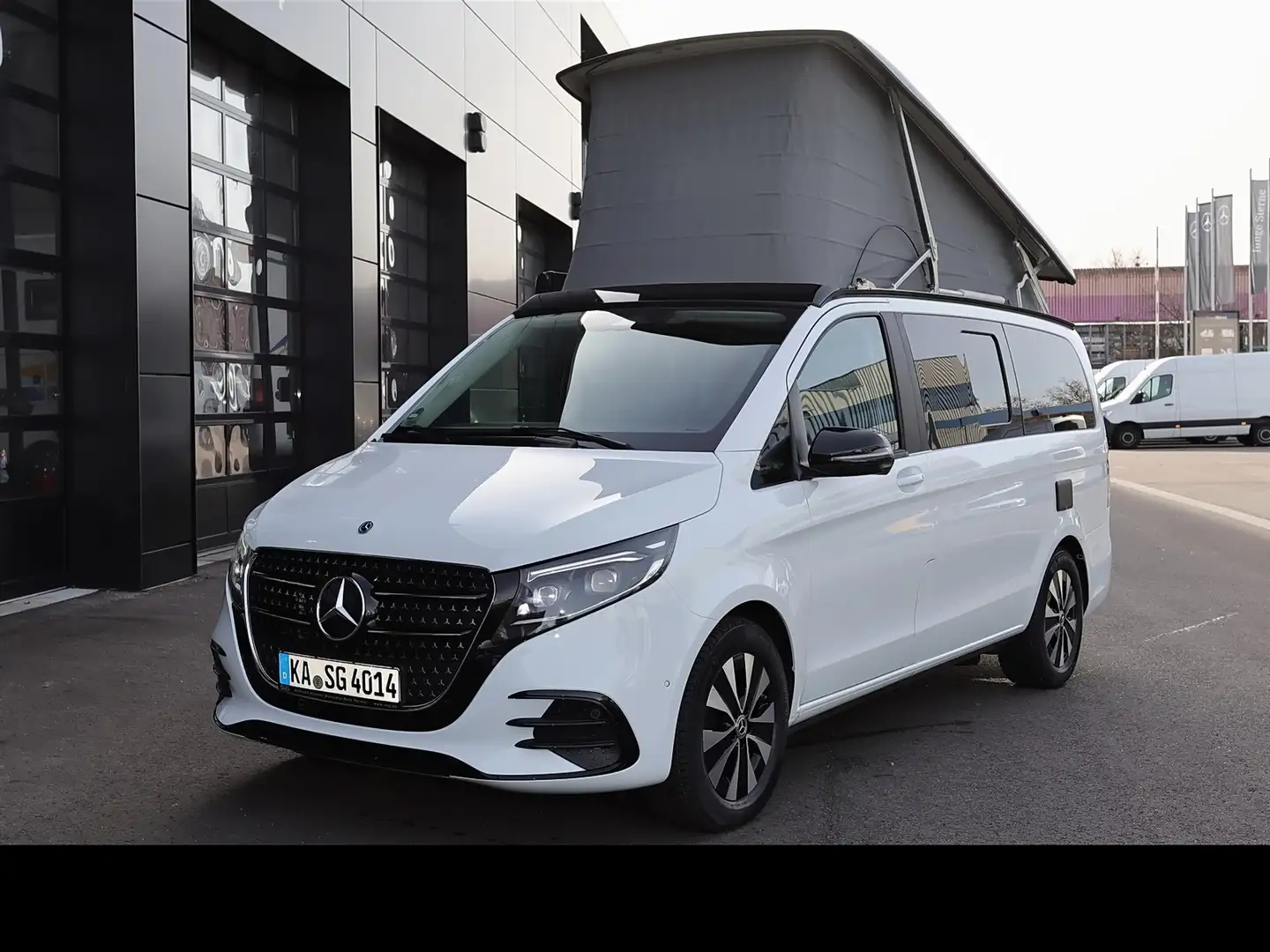 Mercedes-Benz V 300 Marco Polo AMG Night+AHK+MBUX+M-LED+Totwin Blanc - 1