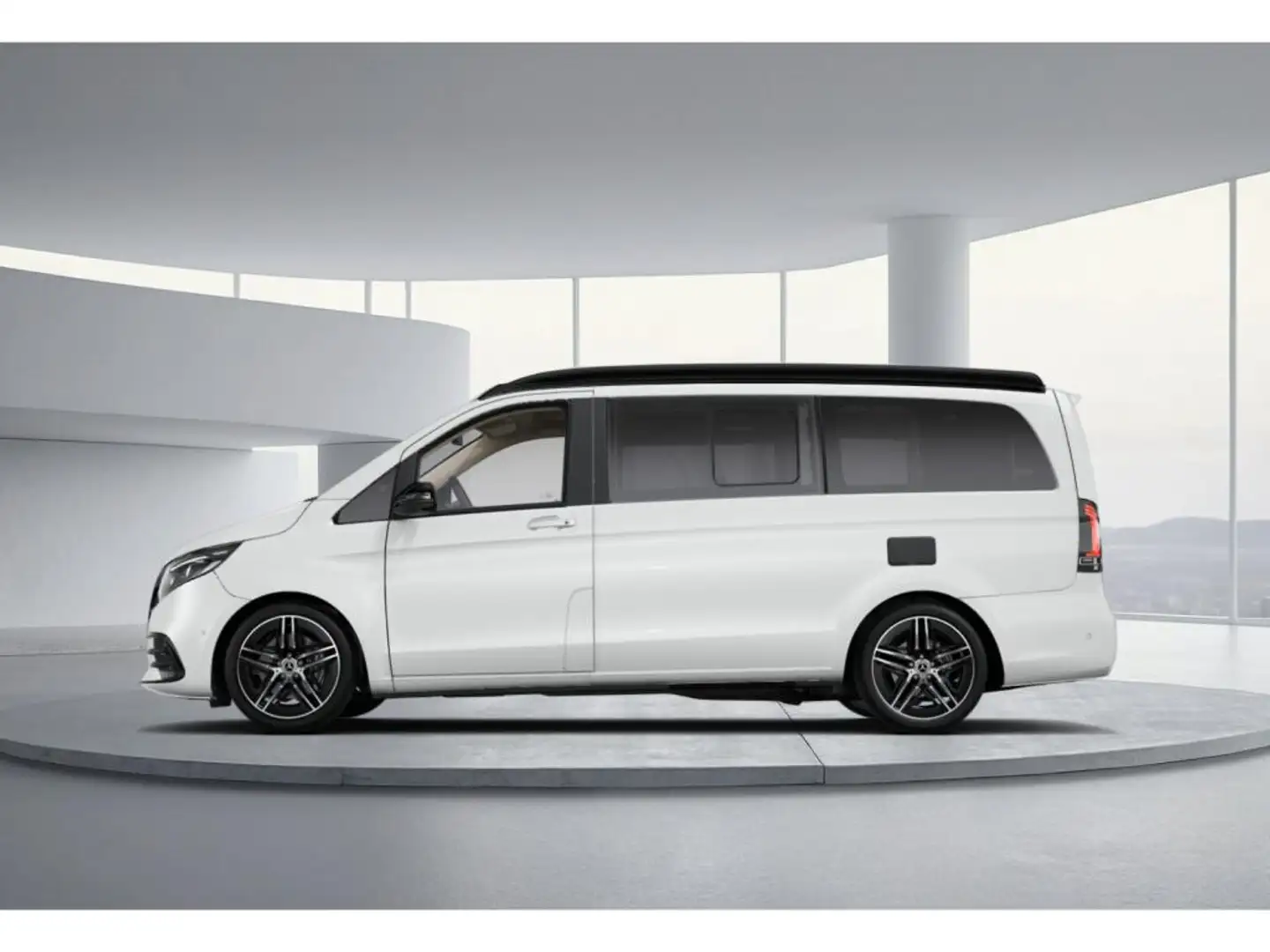 Mercedes-Benz V 300 Marco Polo AMG Night+AHK+MBUX+M-LED+Totwin Weiß - 2