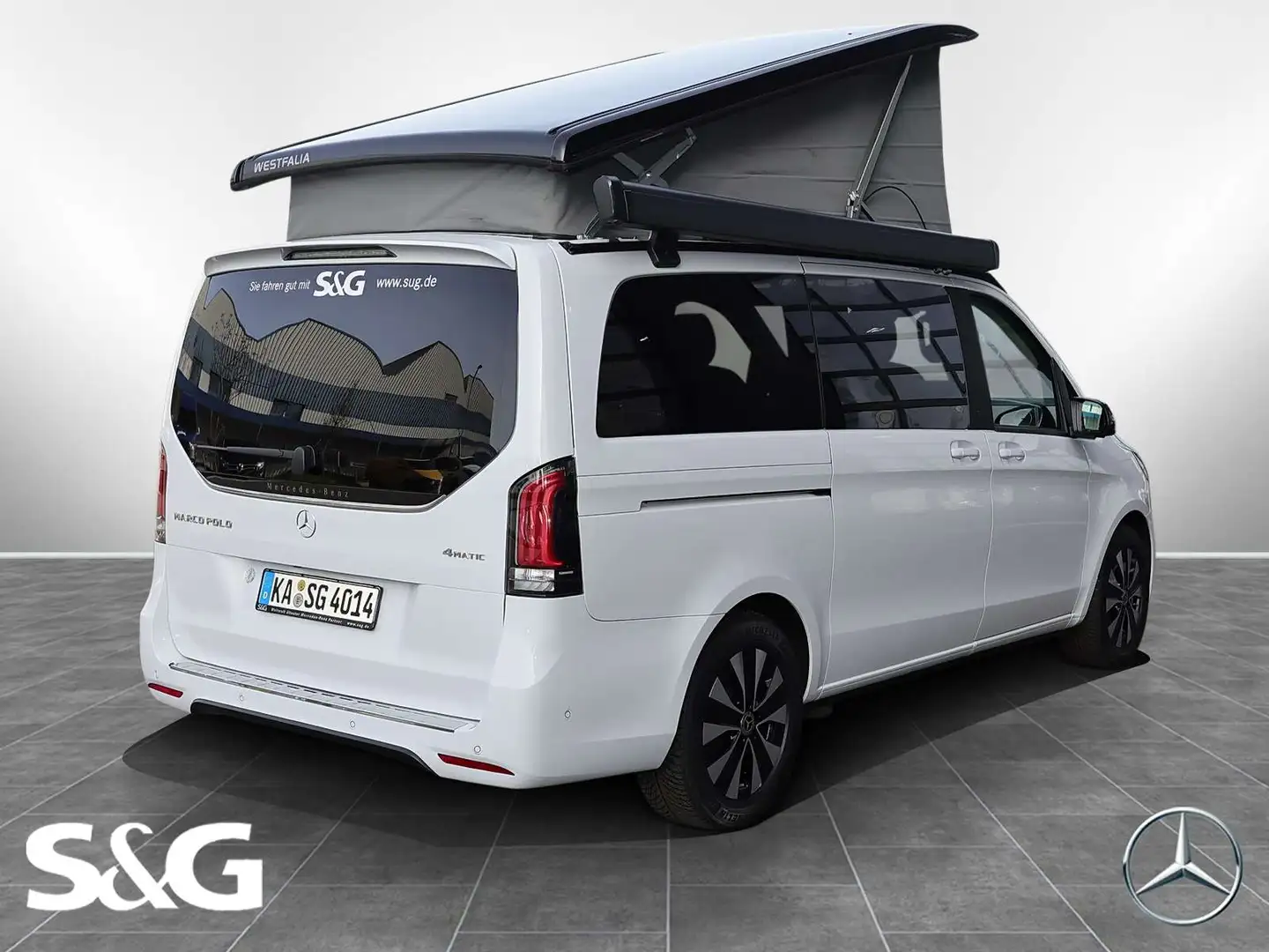 Mercedes-Benz V 300 Marco Polo AMG Night+AHK+MBUX+M-LED+Totwin Wit - 2