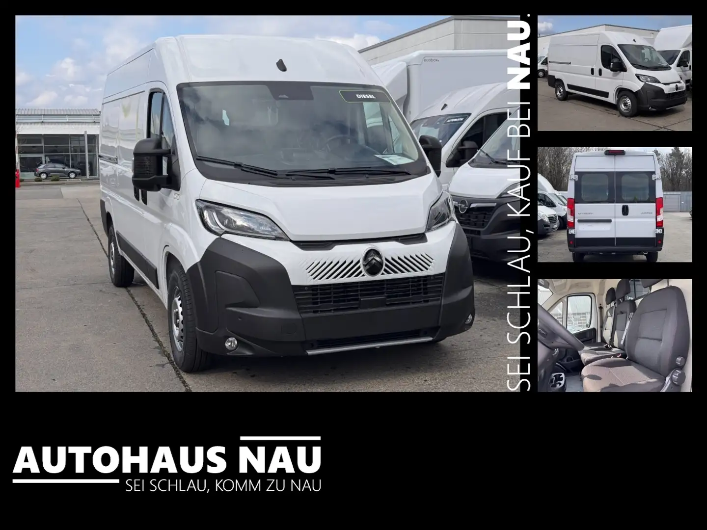 Citroen Jumper Kasten 2.2 L2H2 35 Heavy Tageszulassung! Weiß - 1