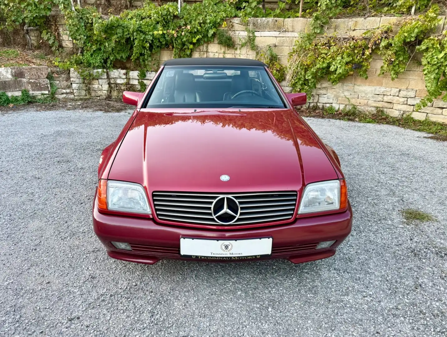 Mercedes-Benz SL 320 deutsch, Scheckheft, Verdeck+Service neu! Rot - 2
