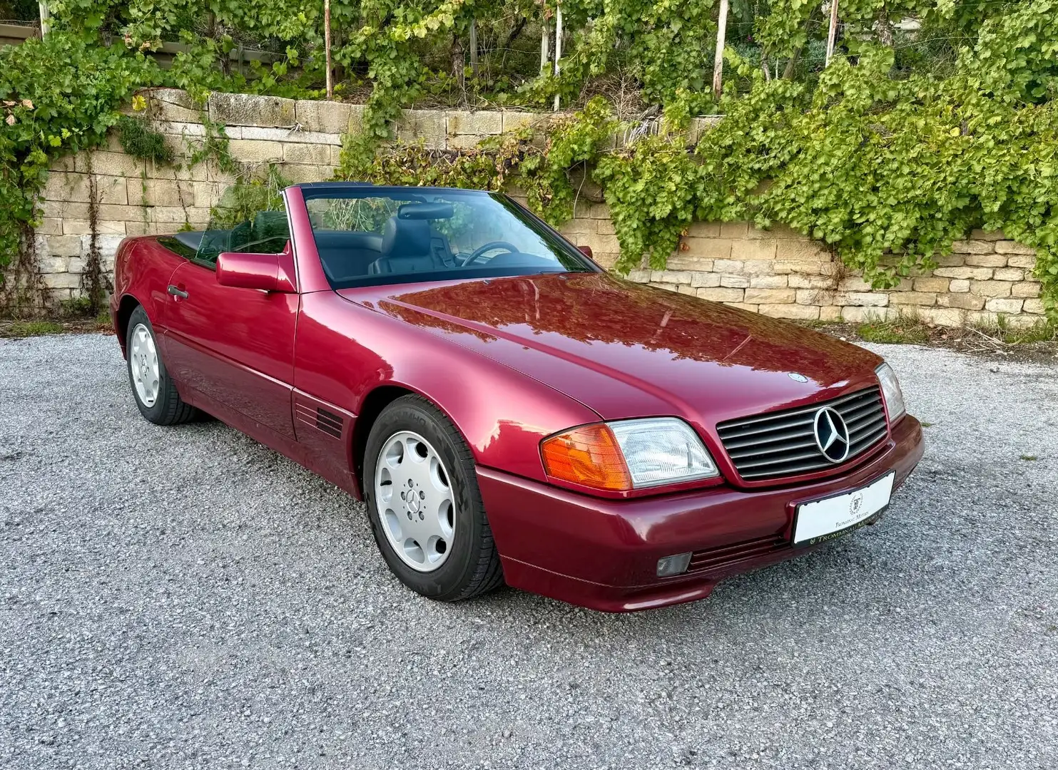 Mercedes-Benz SL 320 deutsch, Scheckheft, Verdeck+Service neu! Rot - 1