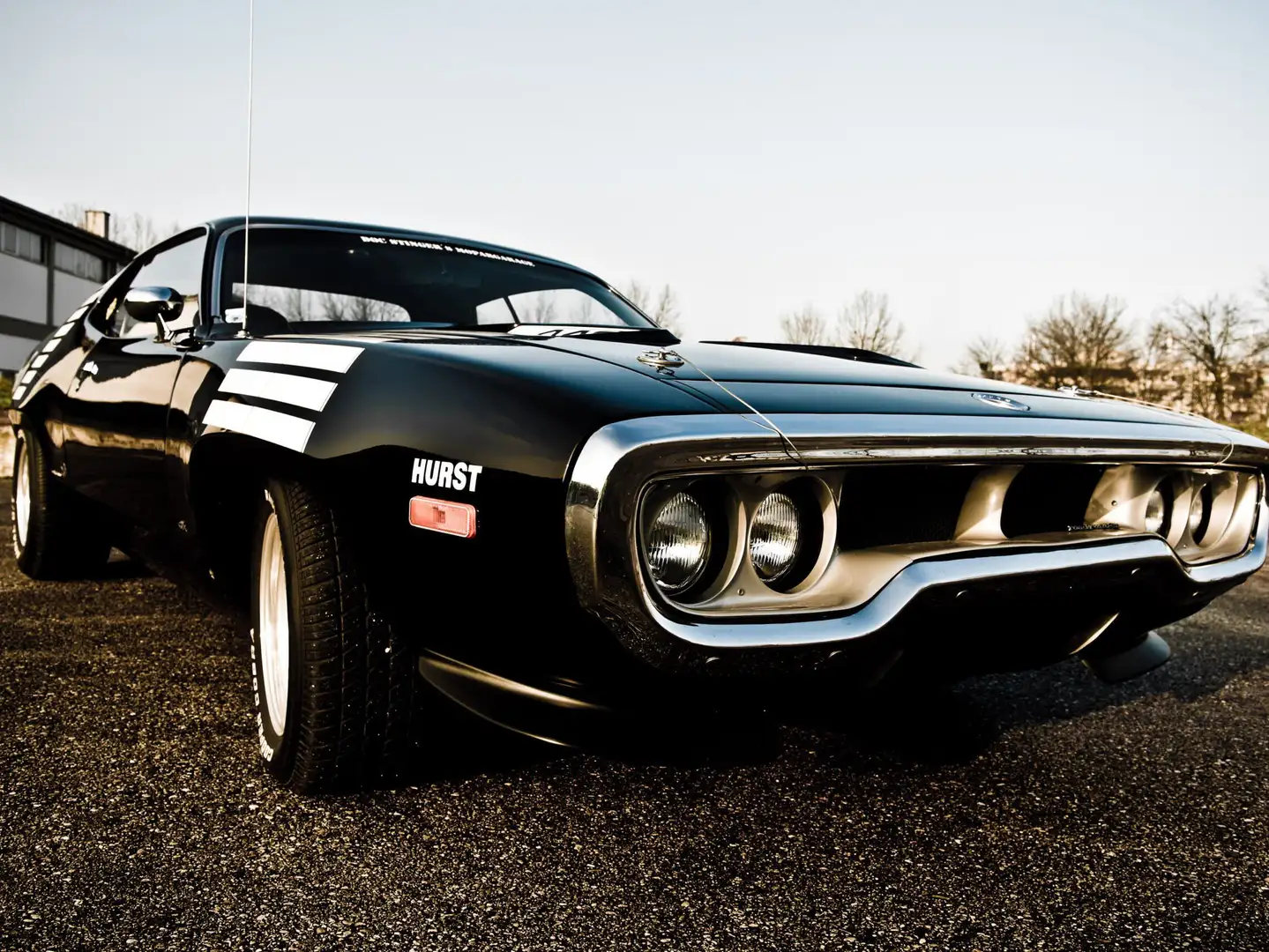 Plymouth Road Runner GTX Zwart - 1