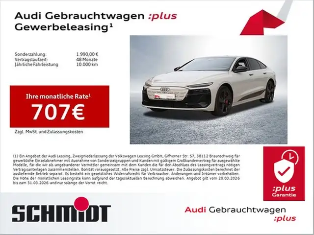 Audi S6 e-tron Sportback B&O Pano AHK ACC LM21 Tech Pro Matrix...