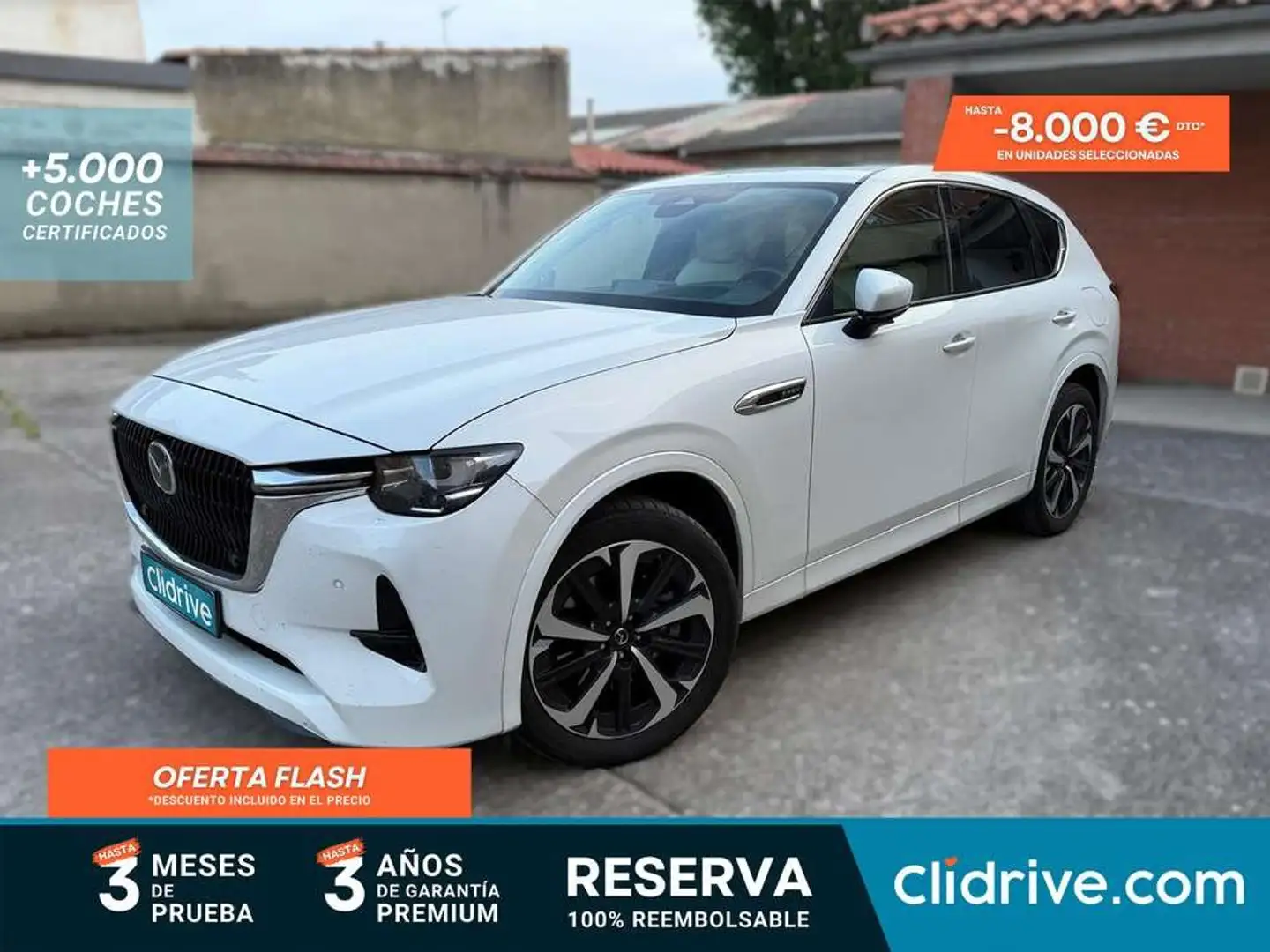 Mazda CX-60 2.5L e-Skyactiv-G PHEV Takumi AWD Blanco - 1