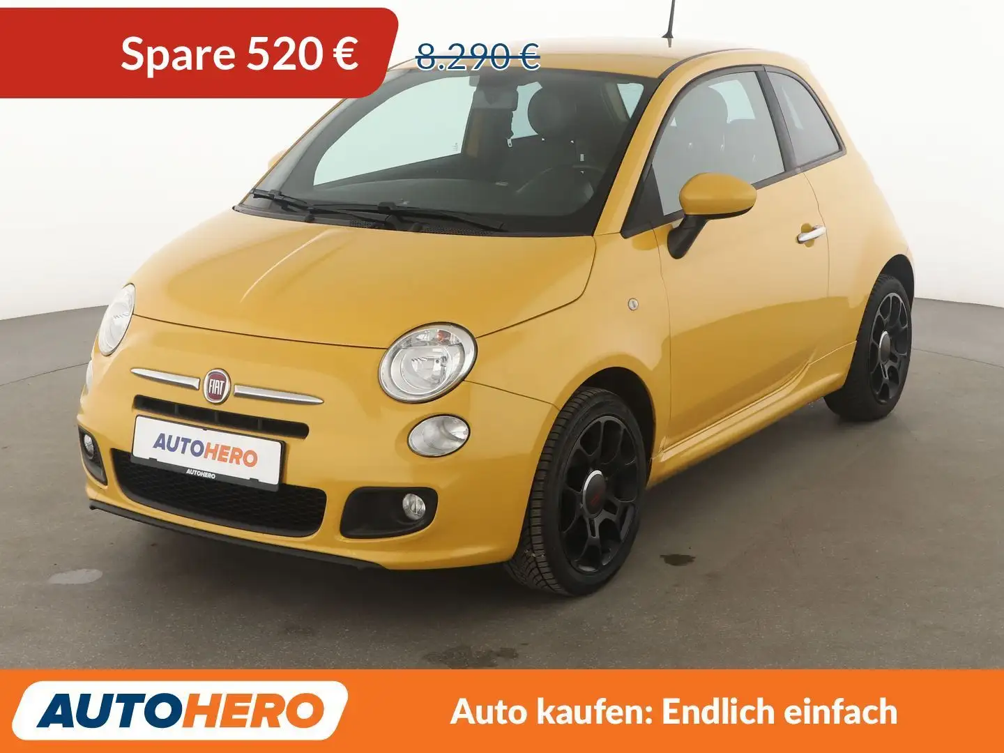 Fiat 500 1.2 S *PDC*KLIMA*GARANTIE*ALU* Gelb - 1