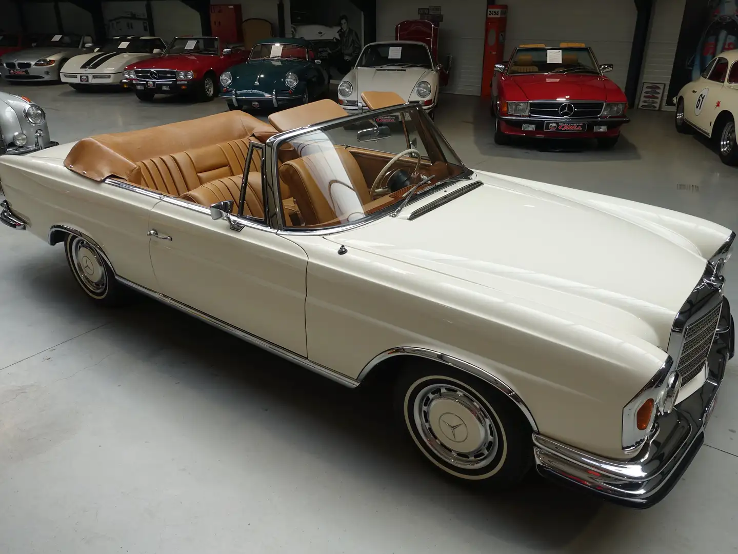 Mercedes-Benz 220 220 SE cabrio Wit - 1