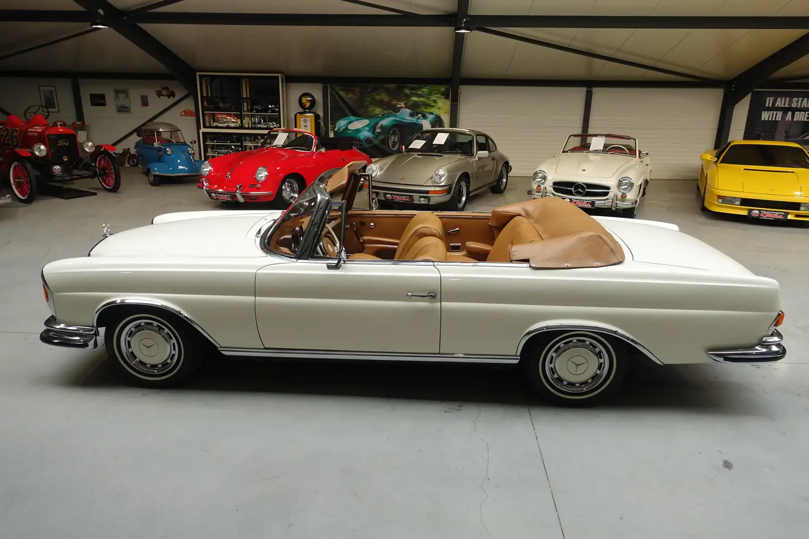 Mercedes-Benz 220 220 SE cabrio Wit - 2