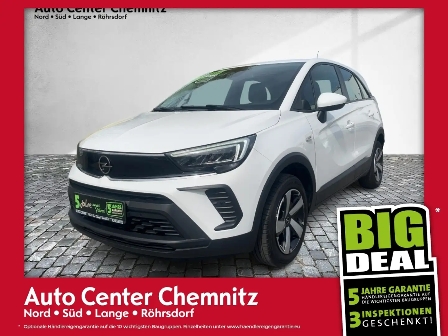 Opel Crossland 1.2 Edition LED/Multimedia/SHZ/LHZ/KAM Weiß - 1