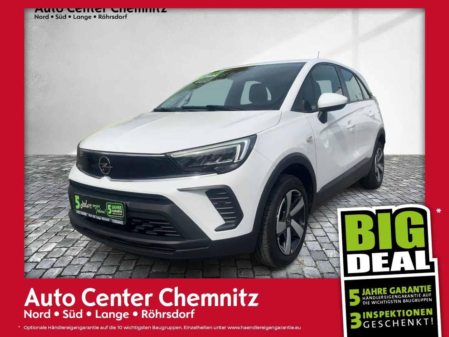 Opel Crossland 1.2 Edition LED/Multimedia/SHZ/LHZ/KAM Bianco - 1