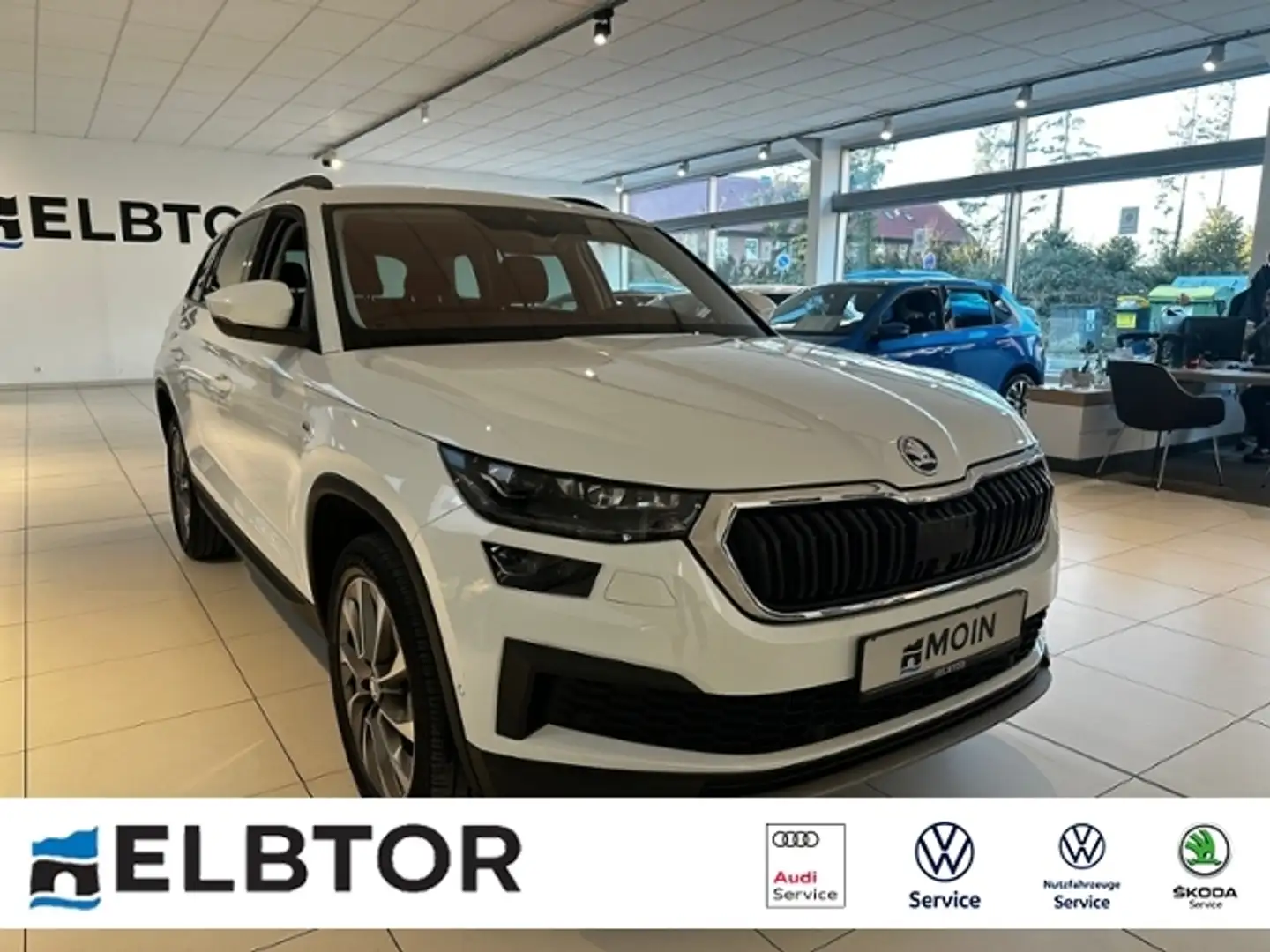 Skoda Kodiaq 2.0 TDI DSG Clever Navi ACC PDC LED Weiß - 1